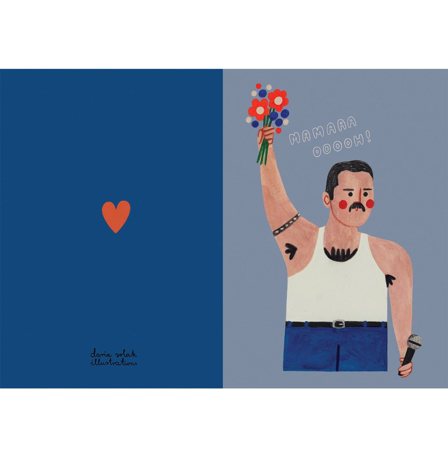 FREDDIE KARTE + UMSCHLAG