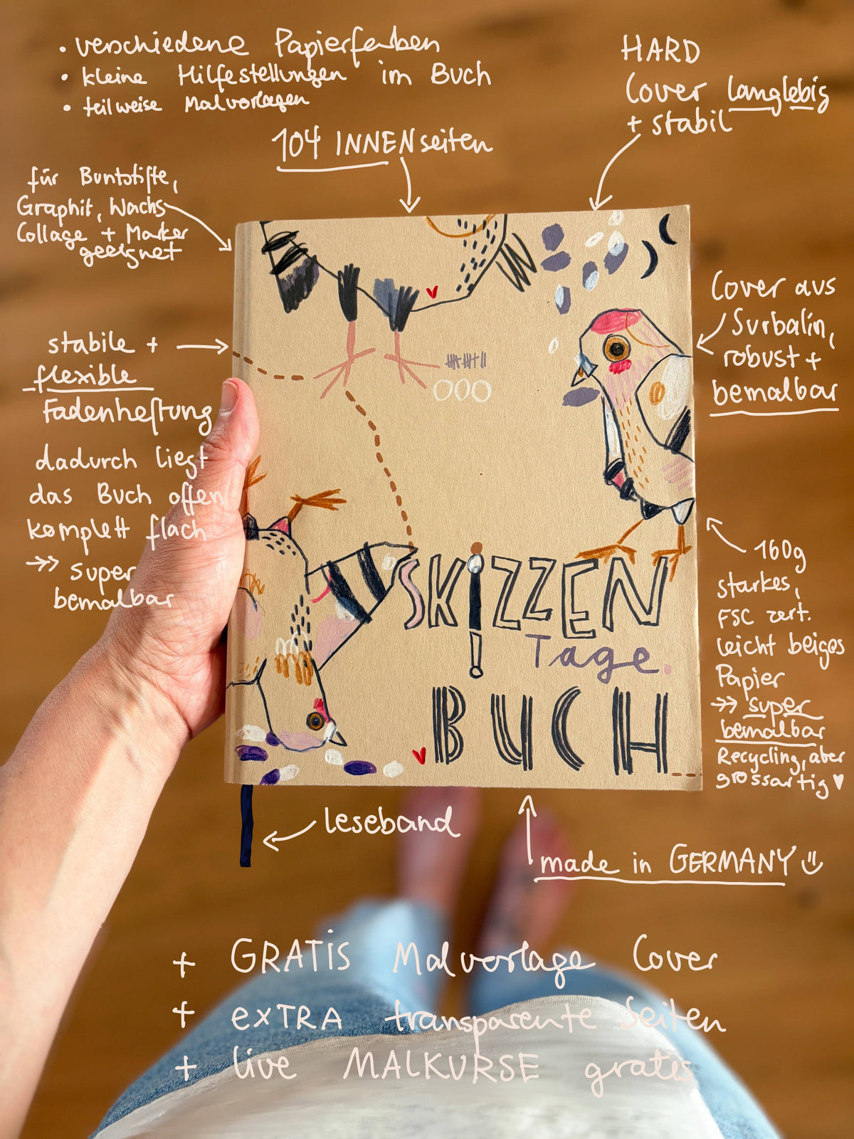 Skizzenbuch - Halfbird