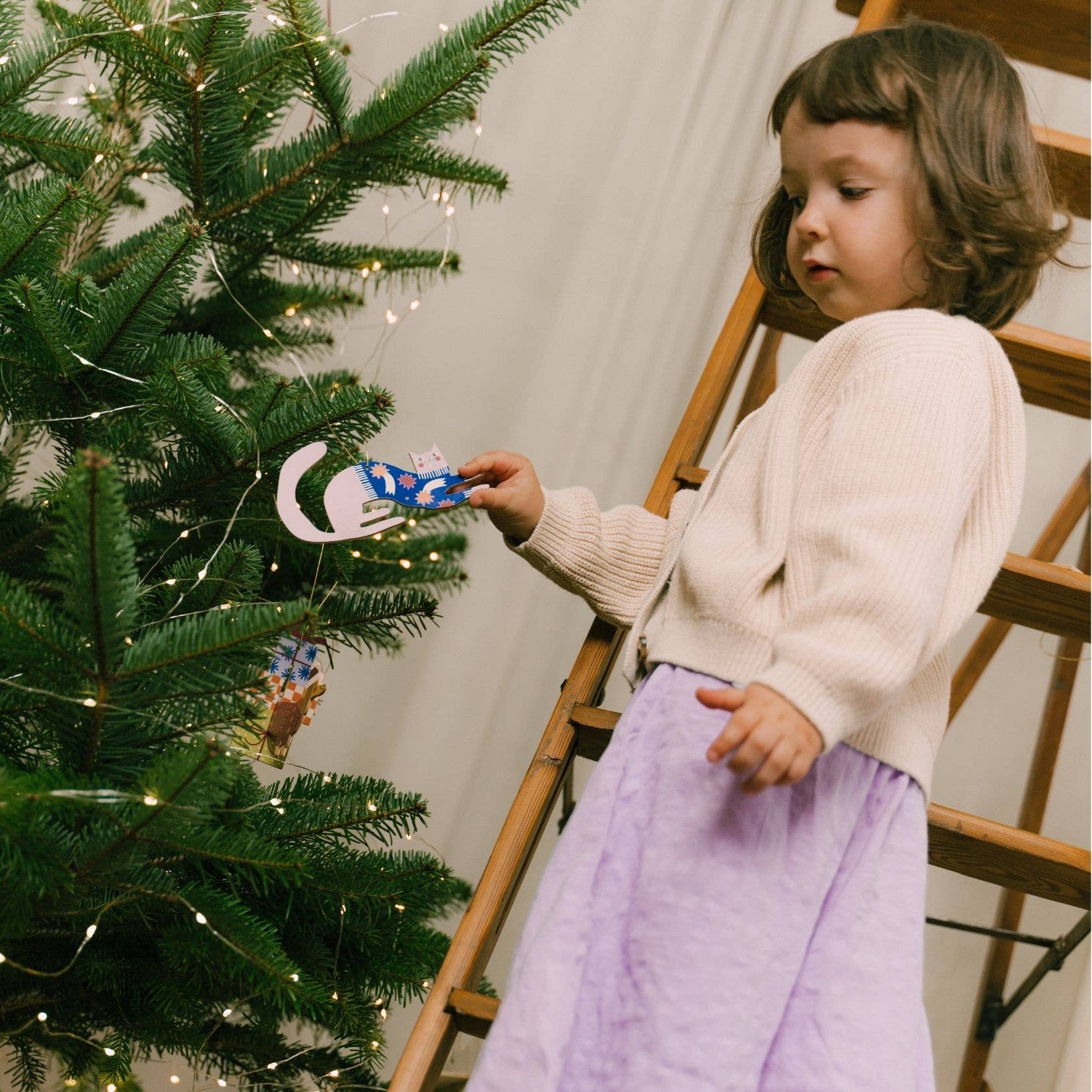 WEICHNACHTSSCHMUCK - CHARMANTE KATZE