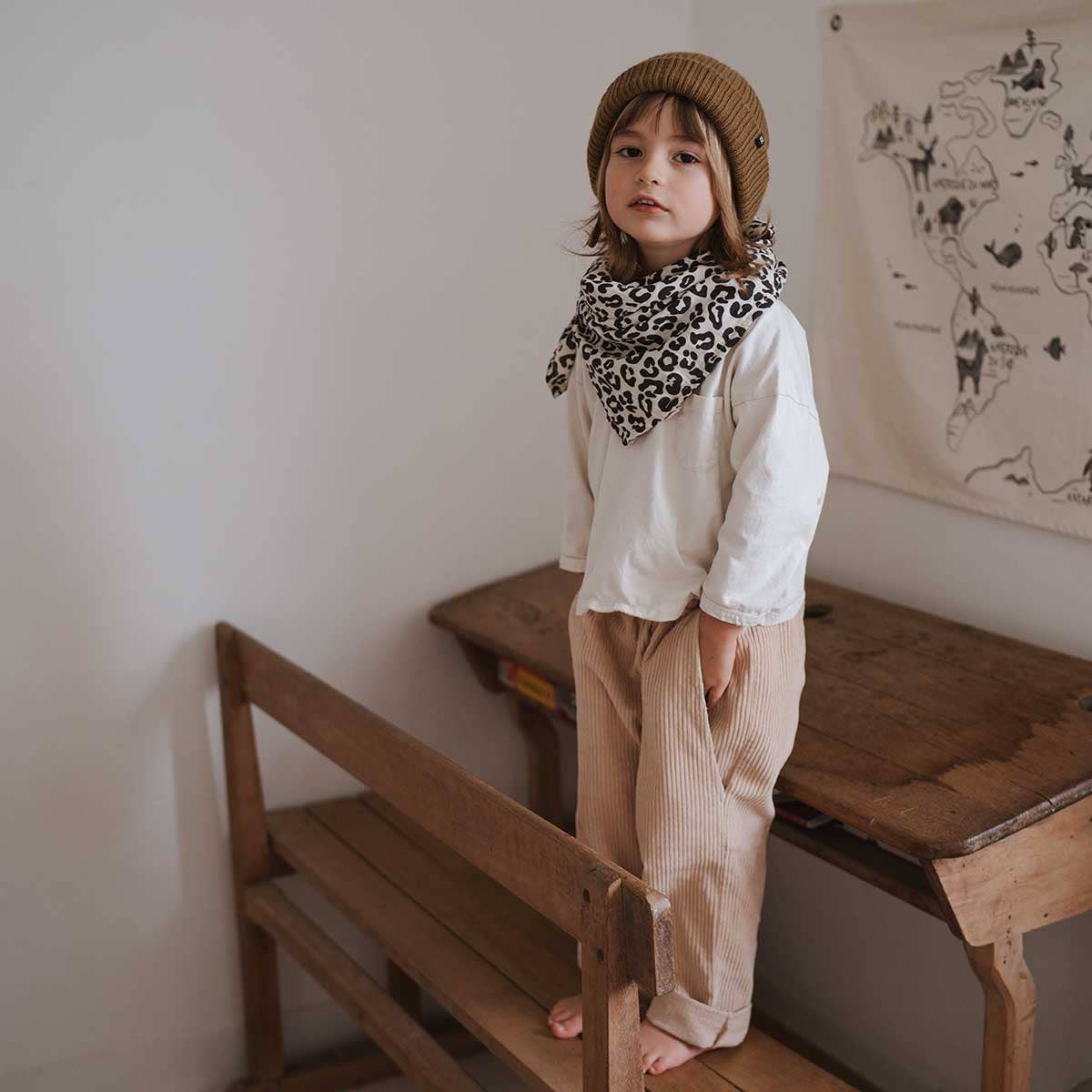 HALSTUCH - LEO + GRAOU 110x110