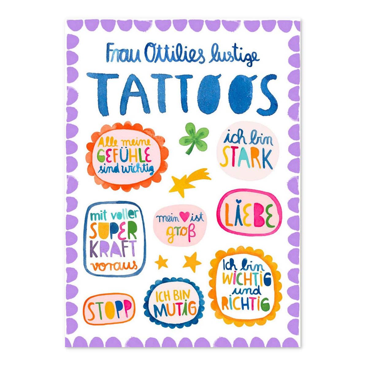 KINDERTATTOOS AFFIRMATIONEN