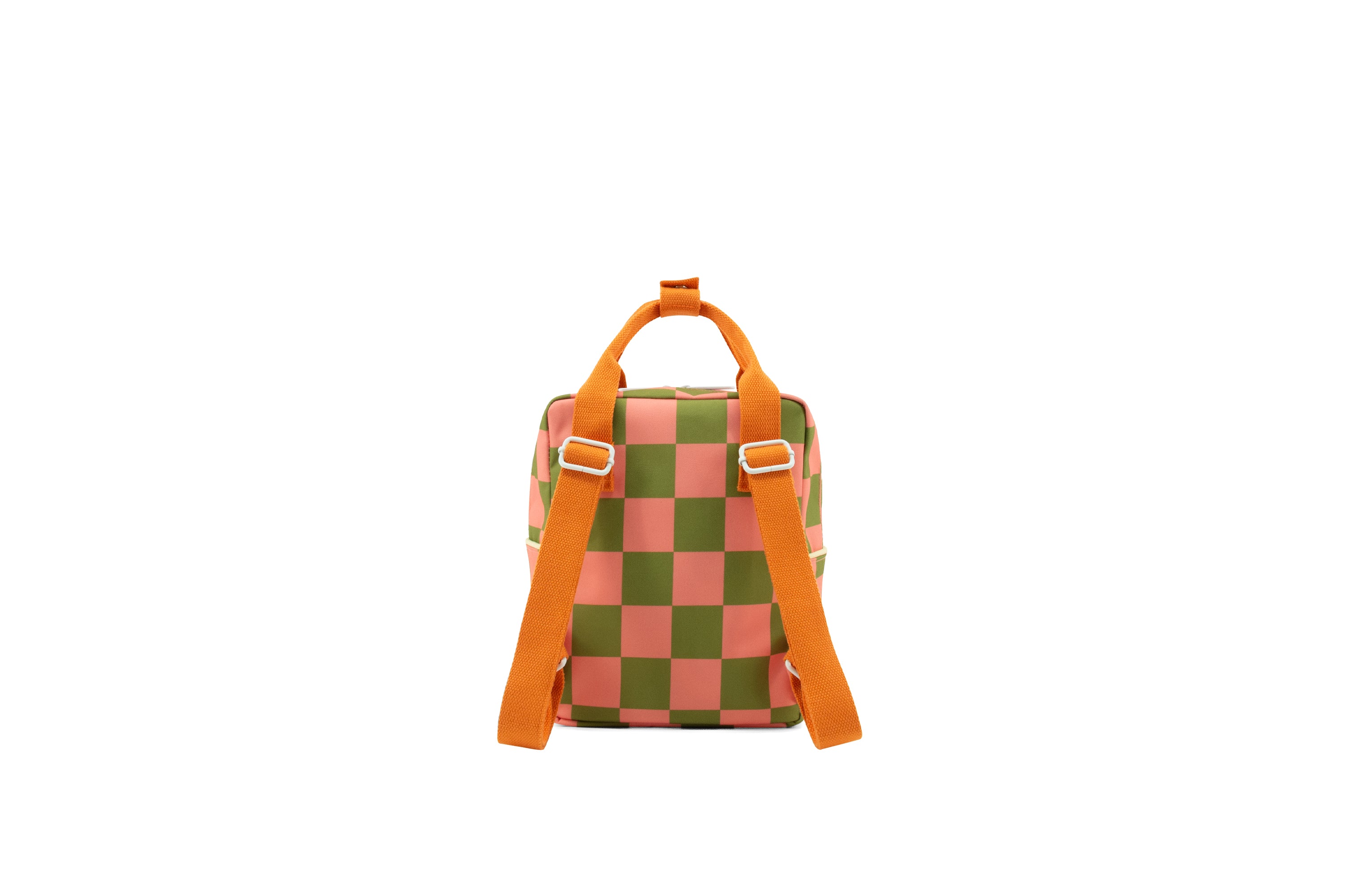 RUCKSACK (KLEIN)- FARMHOUSE - SPROUT GREEN + FLOWER PINK