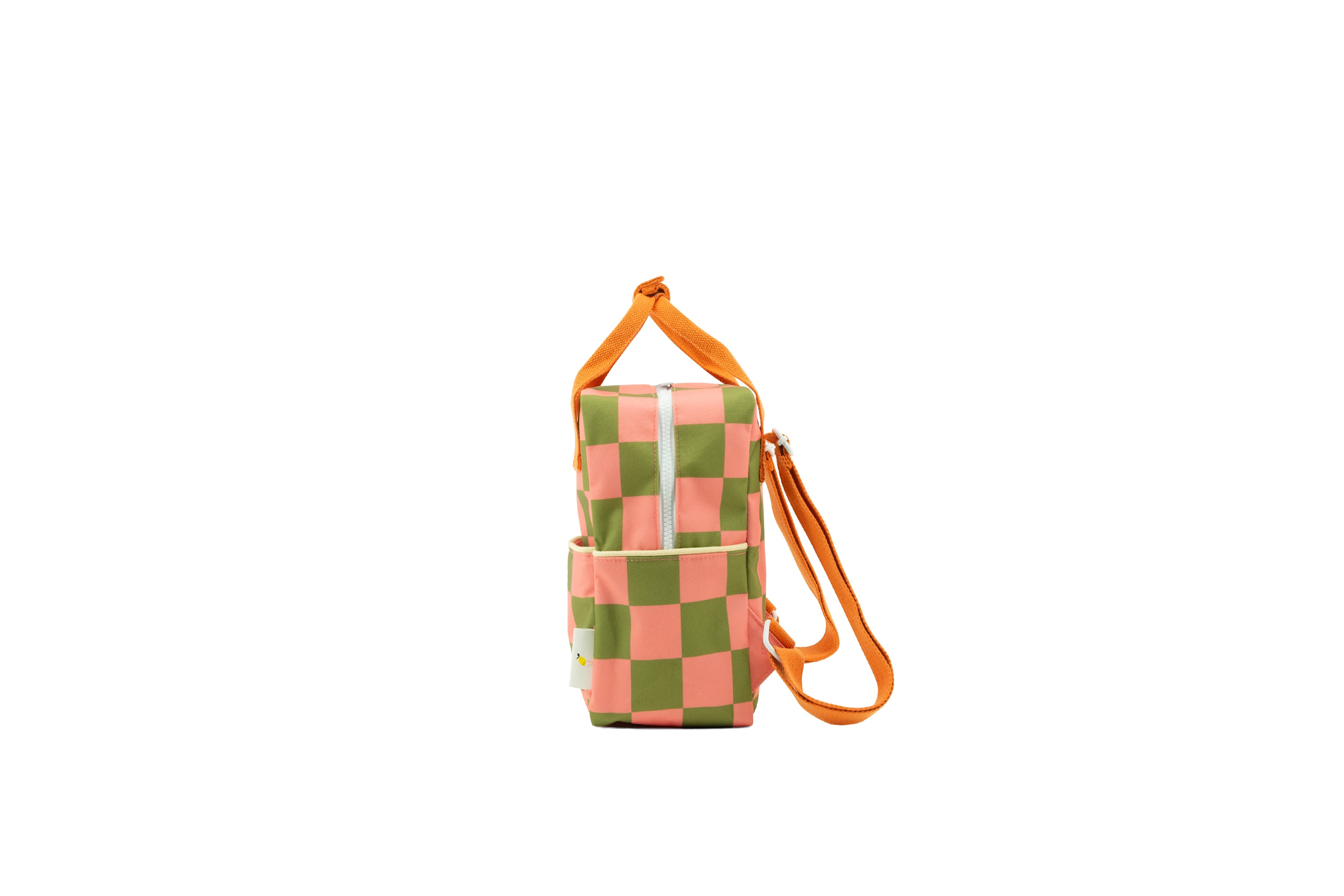 RUCKSACK (KLEIN)- FARMHOUSE - SPROUT GREEN + FLOWER PINK