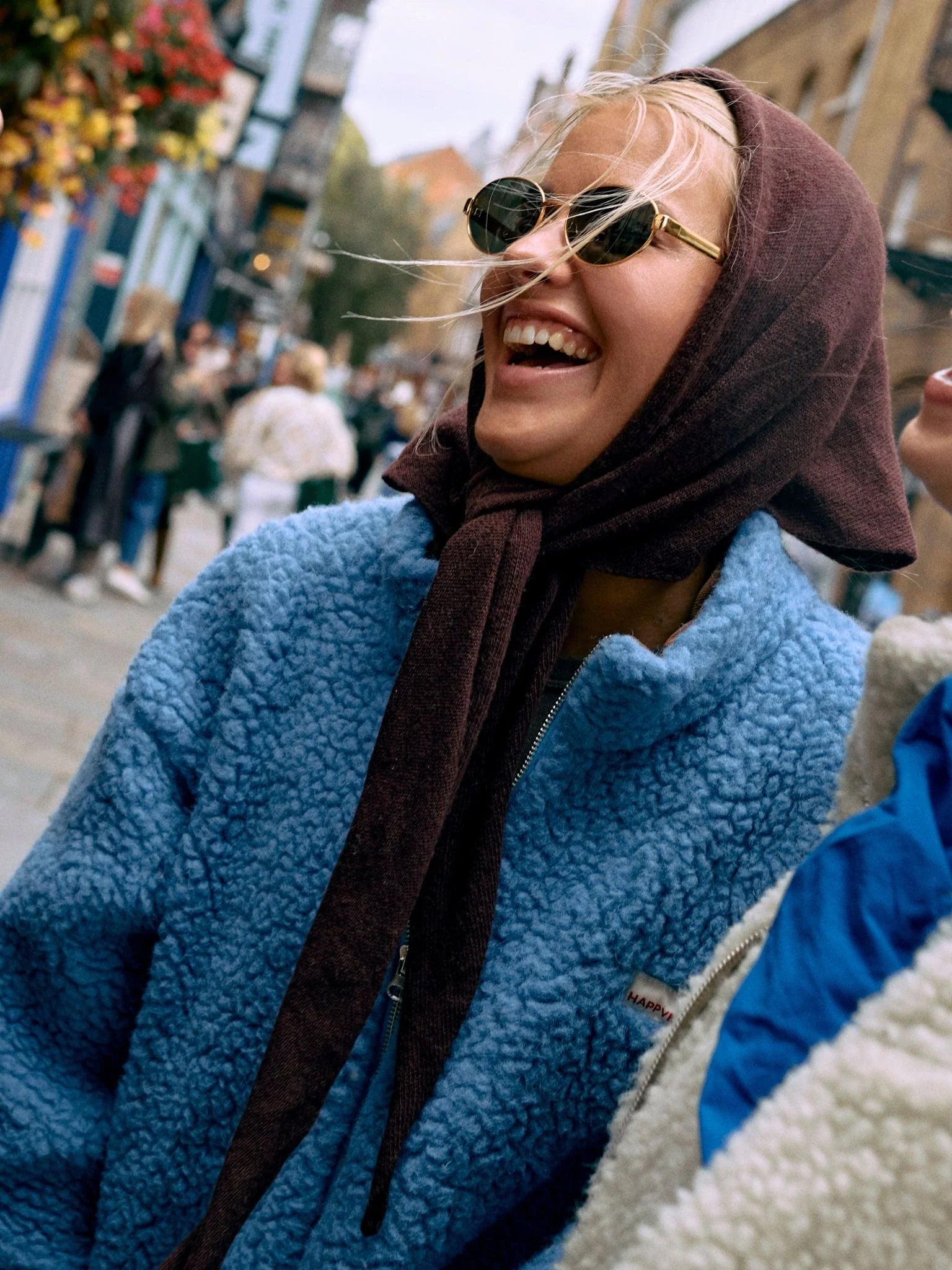 HALSTUCH AUS WOLLE - BRAUN