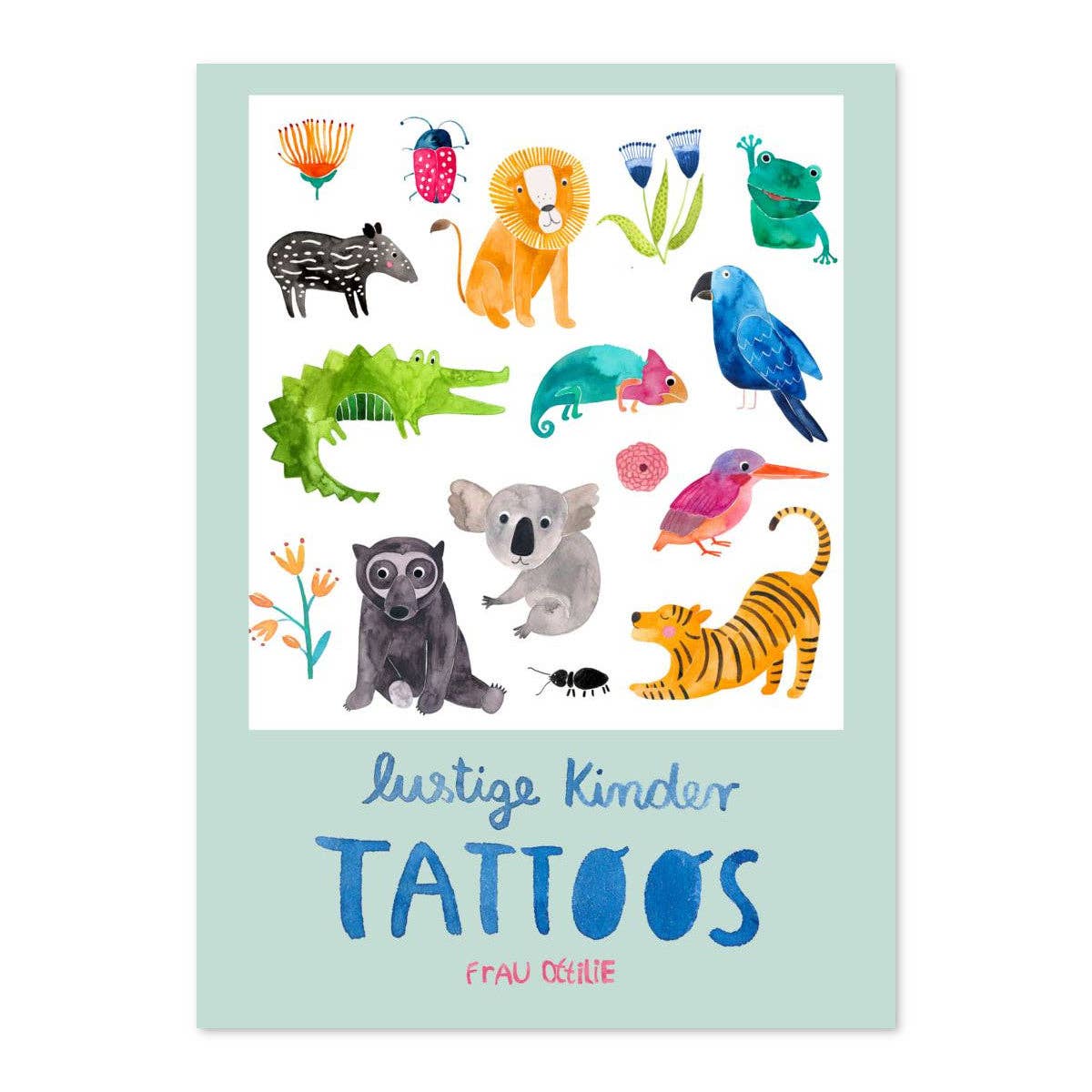 KINDERTATTOOS WILDE TIERE