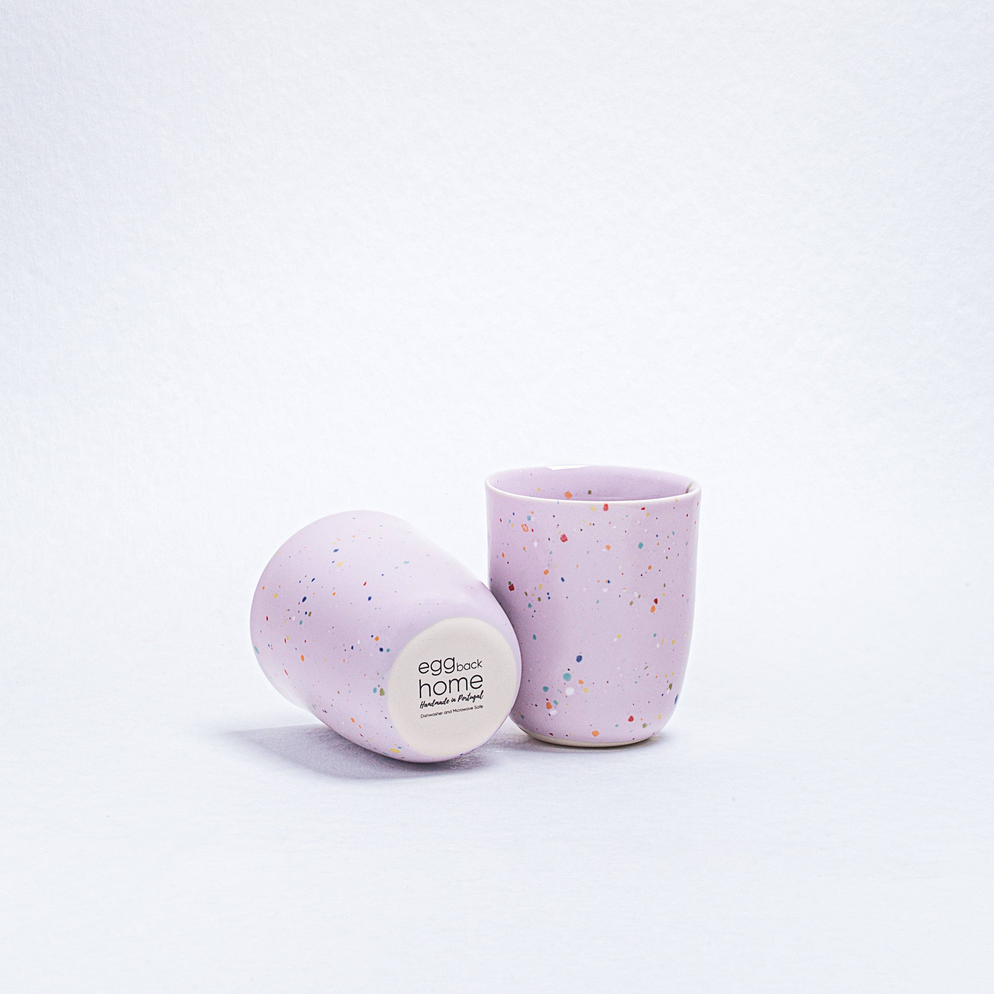 New Party Keramik Tasse, Größe M, 220 ml, Flieder