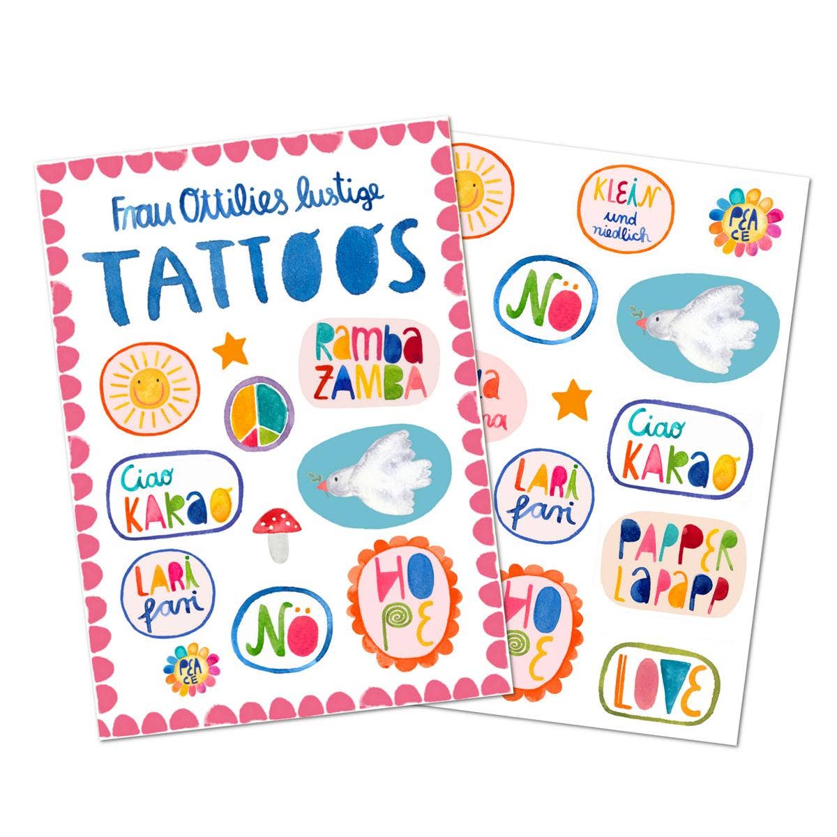 KINDERTATTOOS - SONNENSCHEIN + RAMBA ZAMBA