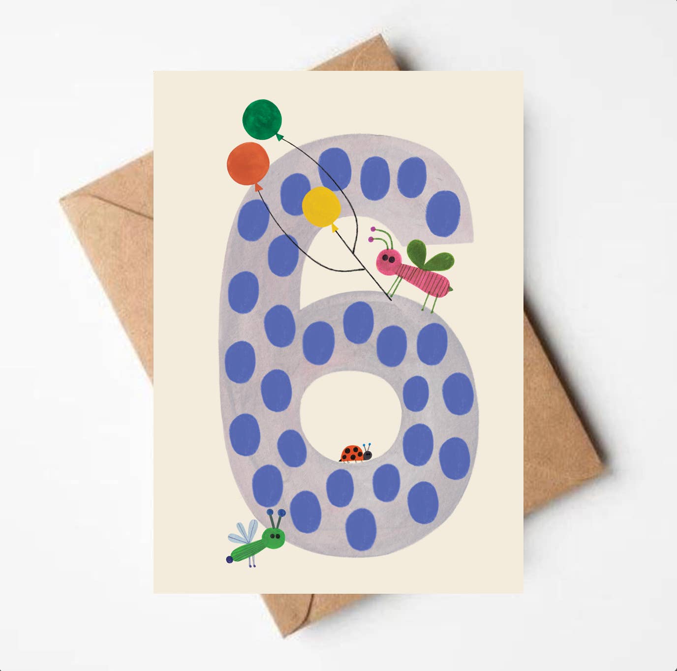 BIRTHDAY KARTE - SECHS