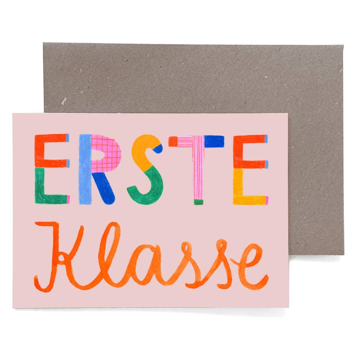 KARTE + UMSCHLAG Erste Klasse
