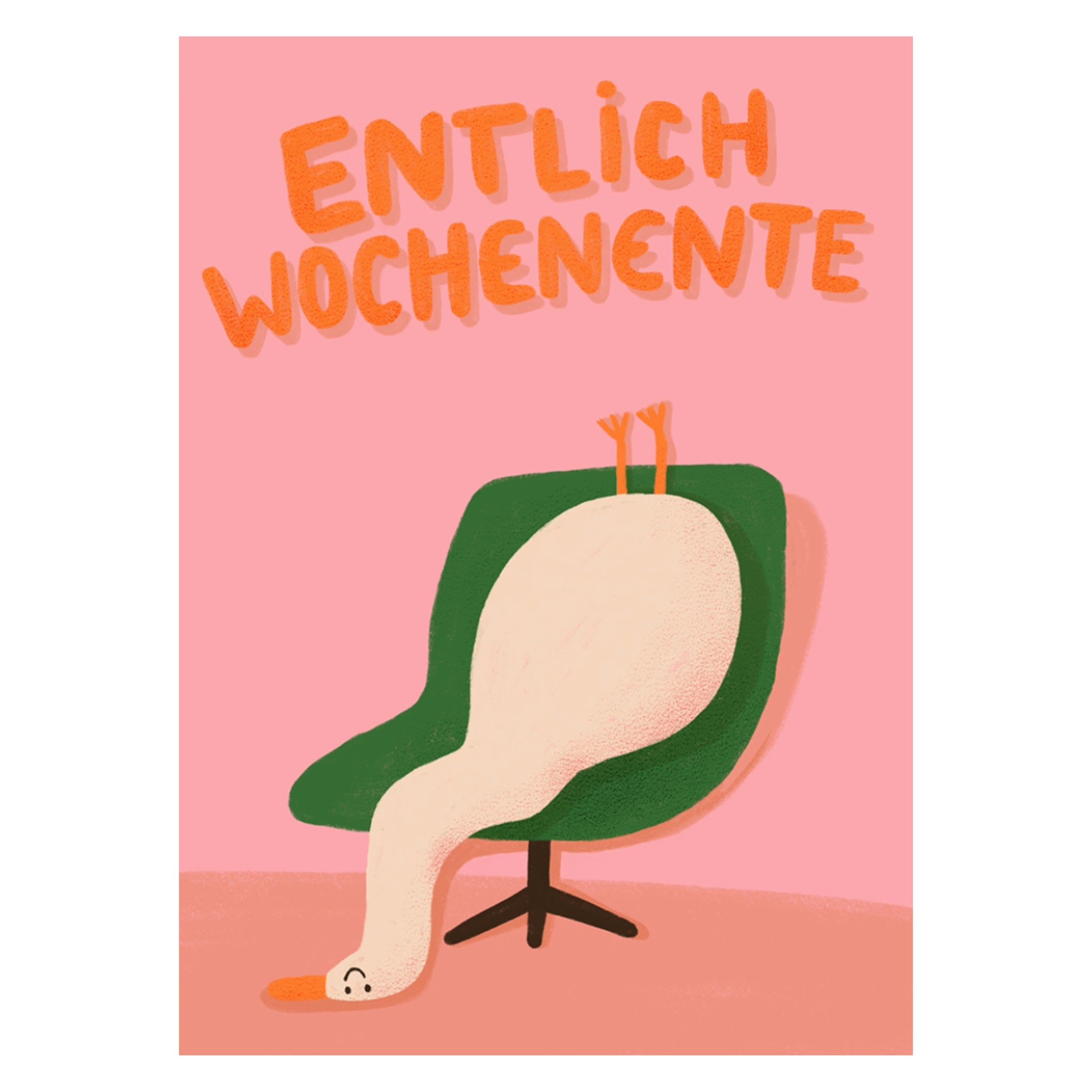 POSTKARTE - ENTLICH WOCHENENDE