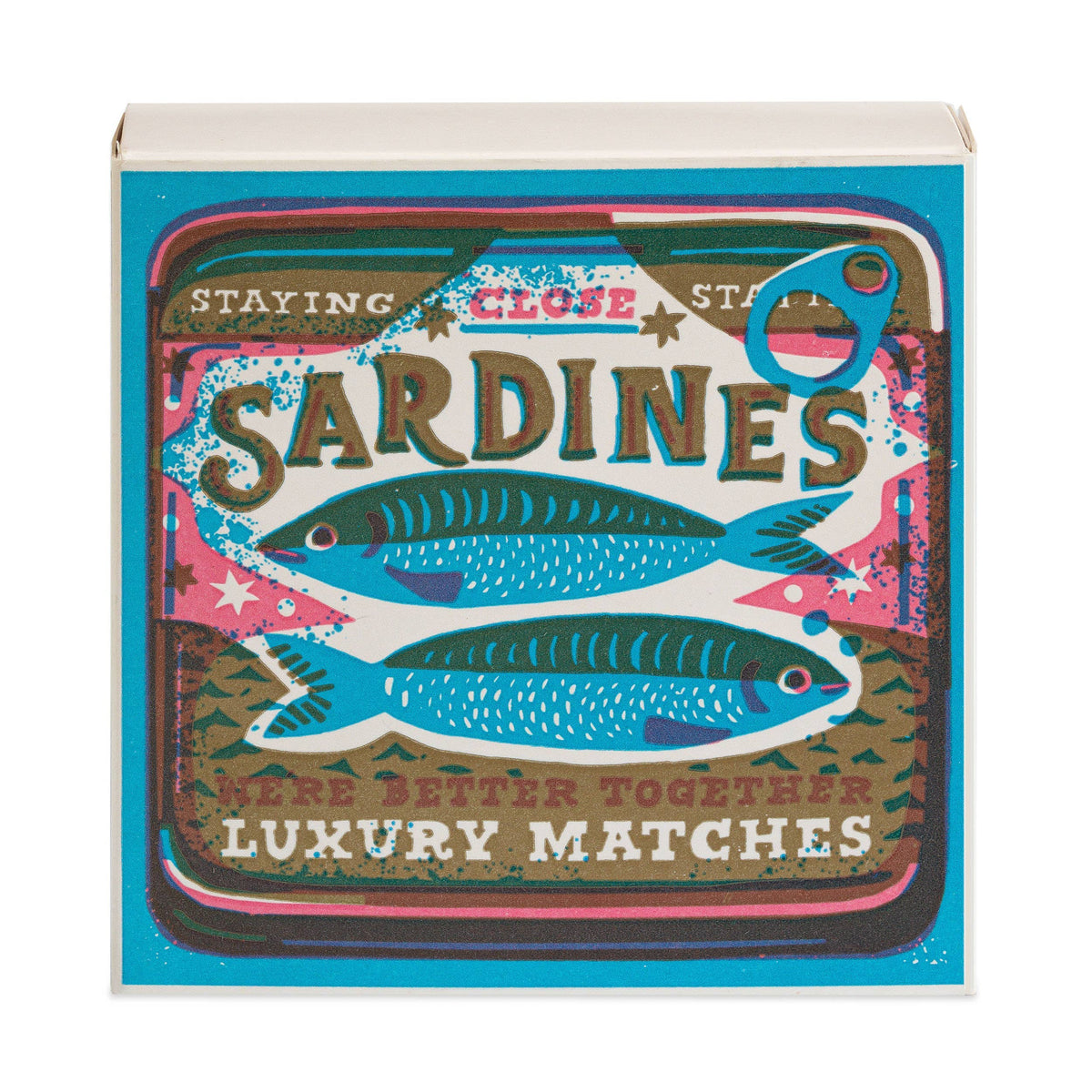 Better Together Sardinen | Quadratische Sicherheitsstreichhölzer