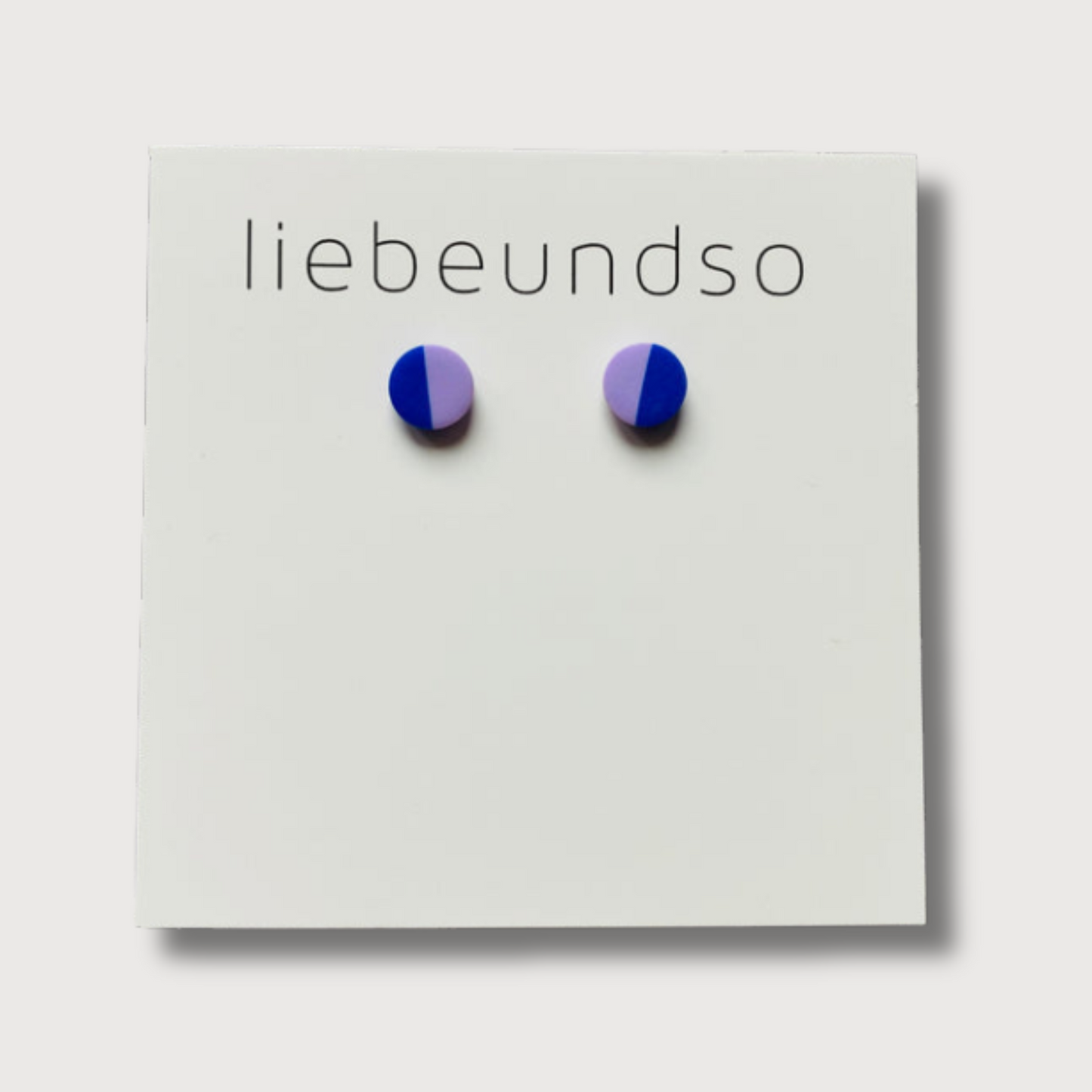 MINI STECKER COLOR BLOCKING LILA + ROYAL BLUE