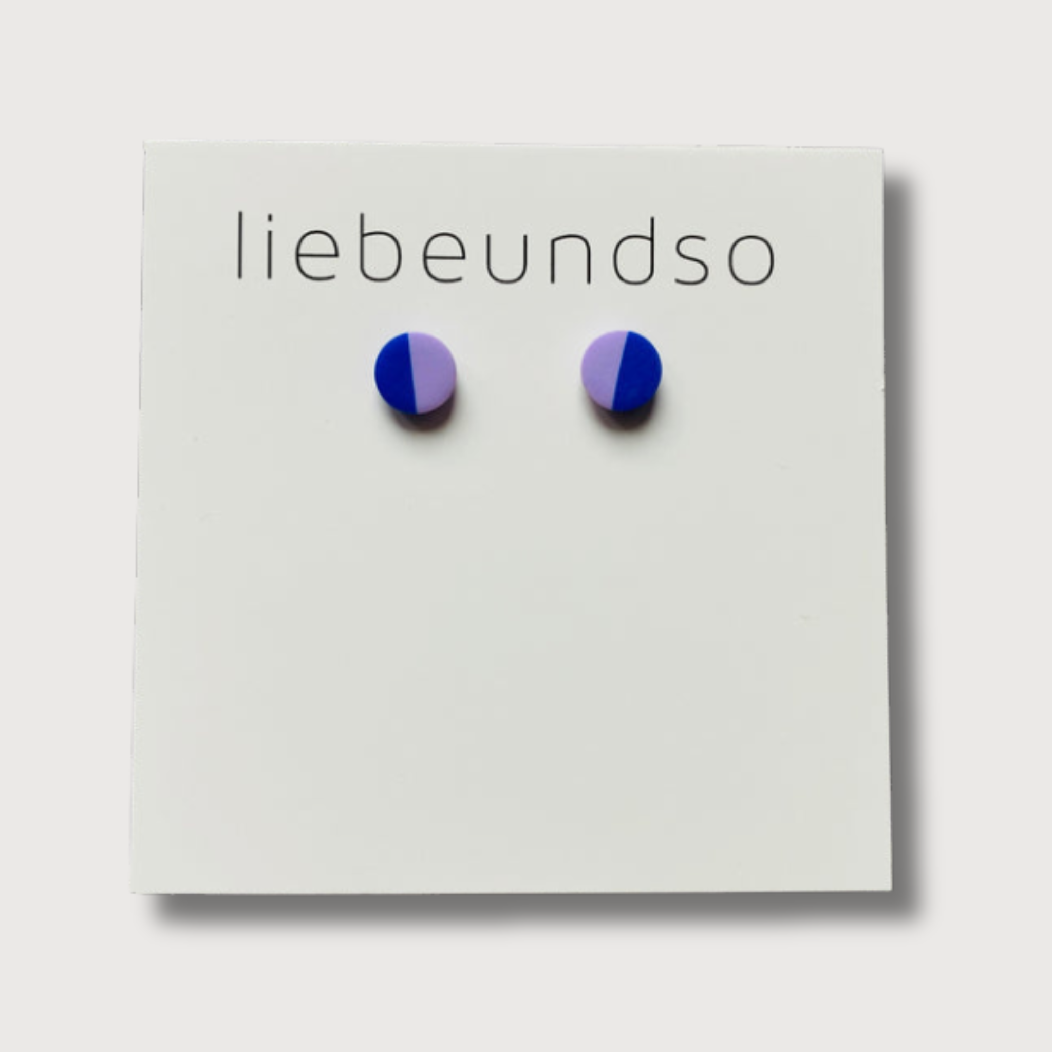 MINI STECKER COLOR BLOCKING LILA + ROYAL BLUE