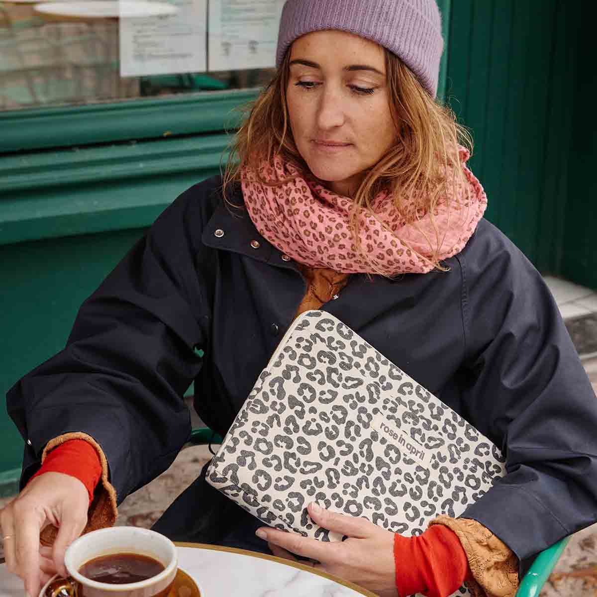 HALSTUCH - MINI LEO + GERANIE 110x110