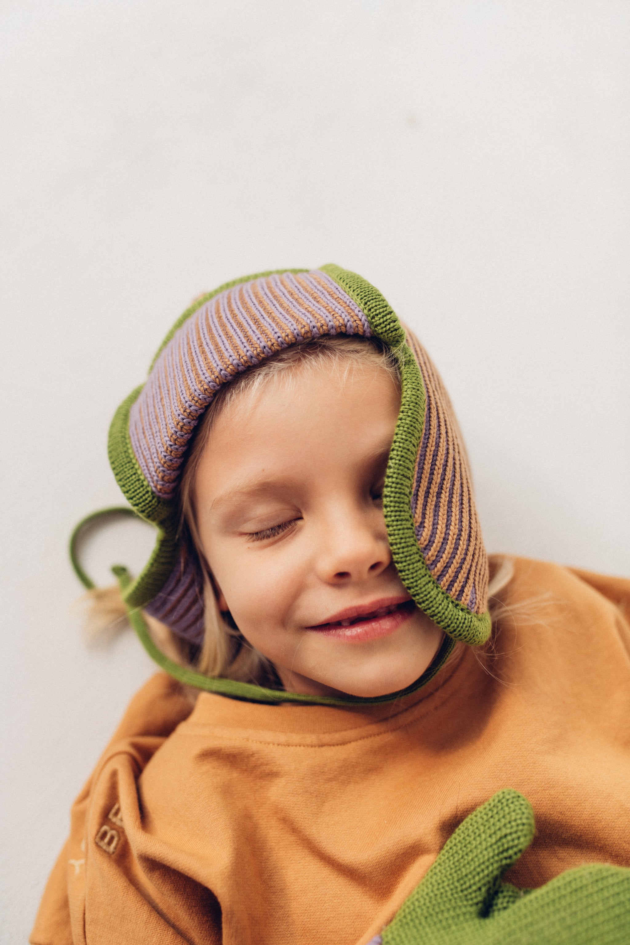 PILOTMÜTZE - PURPLE PINE -100% WOLLE