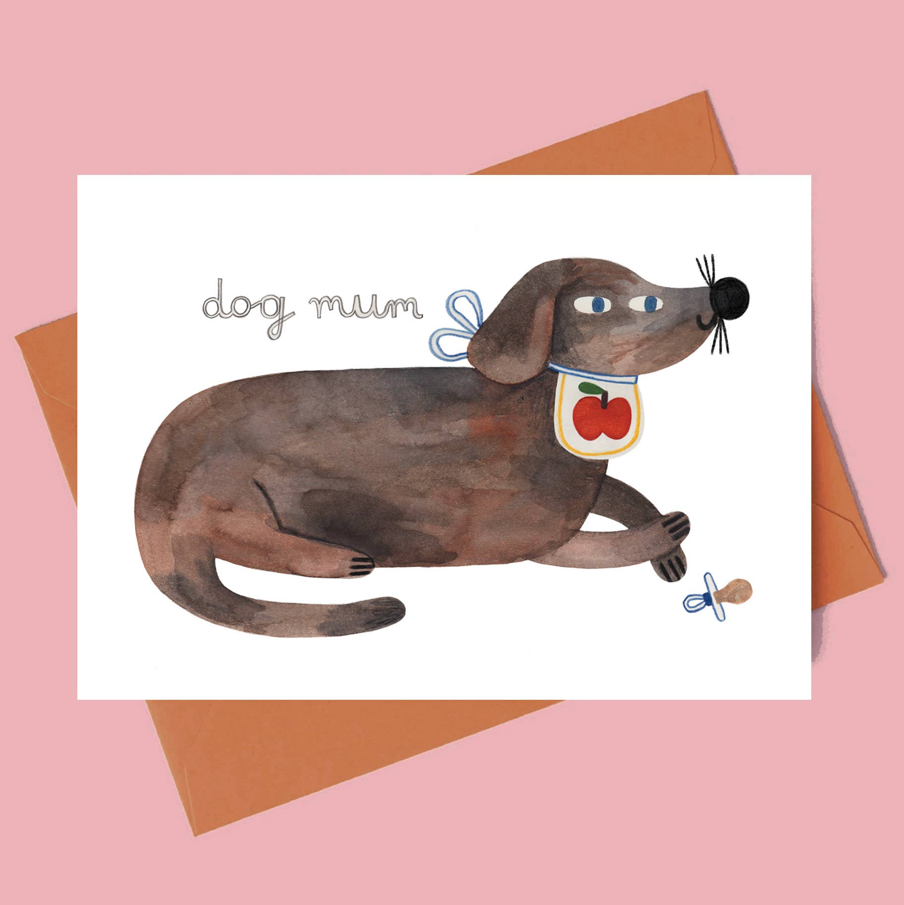 DOG MUM - KARTE + UMSCHLAG