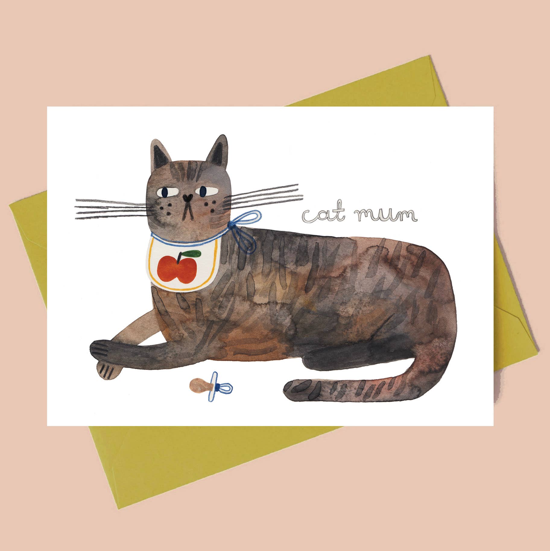 CAT MUM - KARTE + UMSCHLAG
