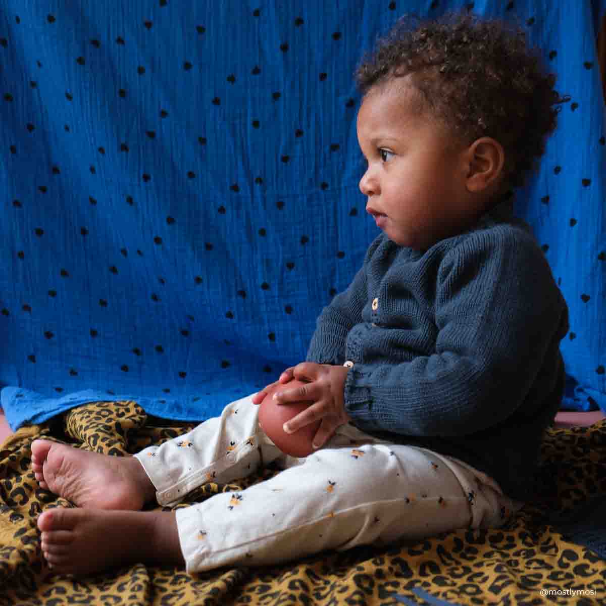 HALSTUCH - LEO + KARAMELL 110x110