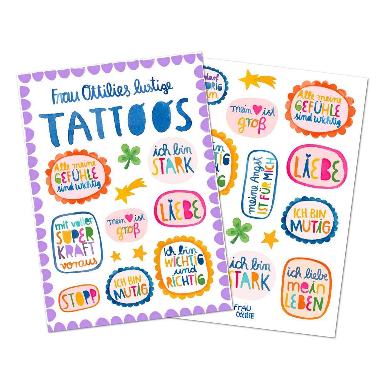 KINDERTATTOOS AFFIRMATIONEN