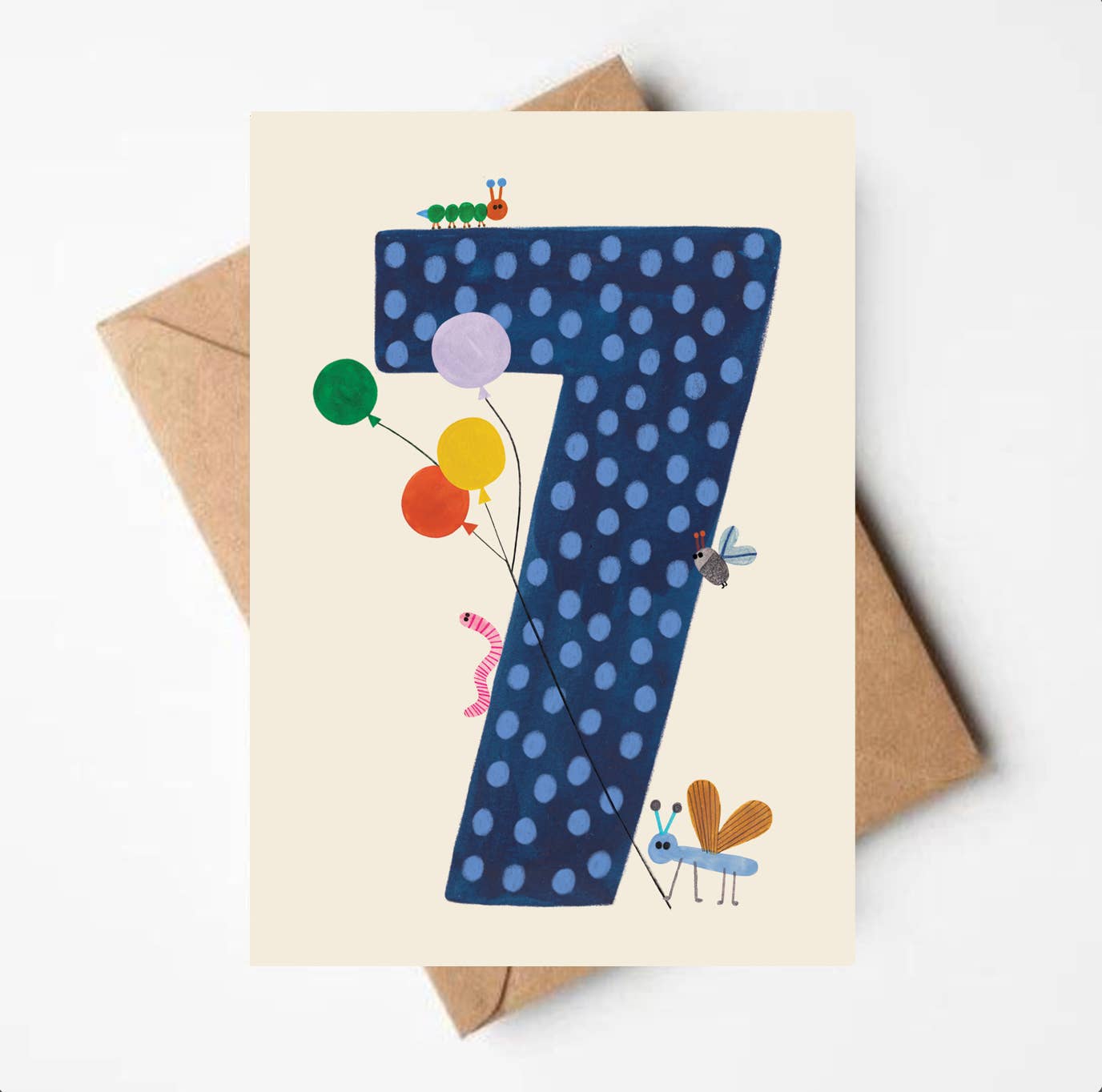 BIRTHDAY KARTE - SIEBEN