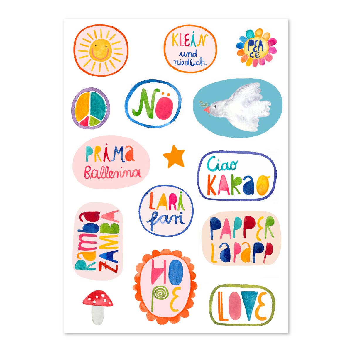 KINDERTATTOOS - SONNENSCHEIN + RAMBA ZAMBA