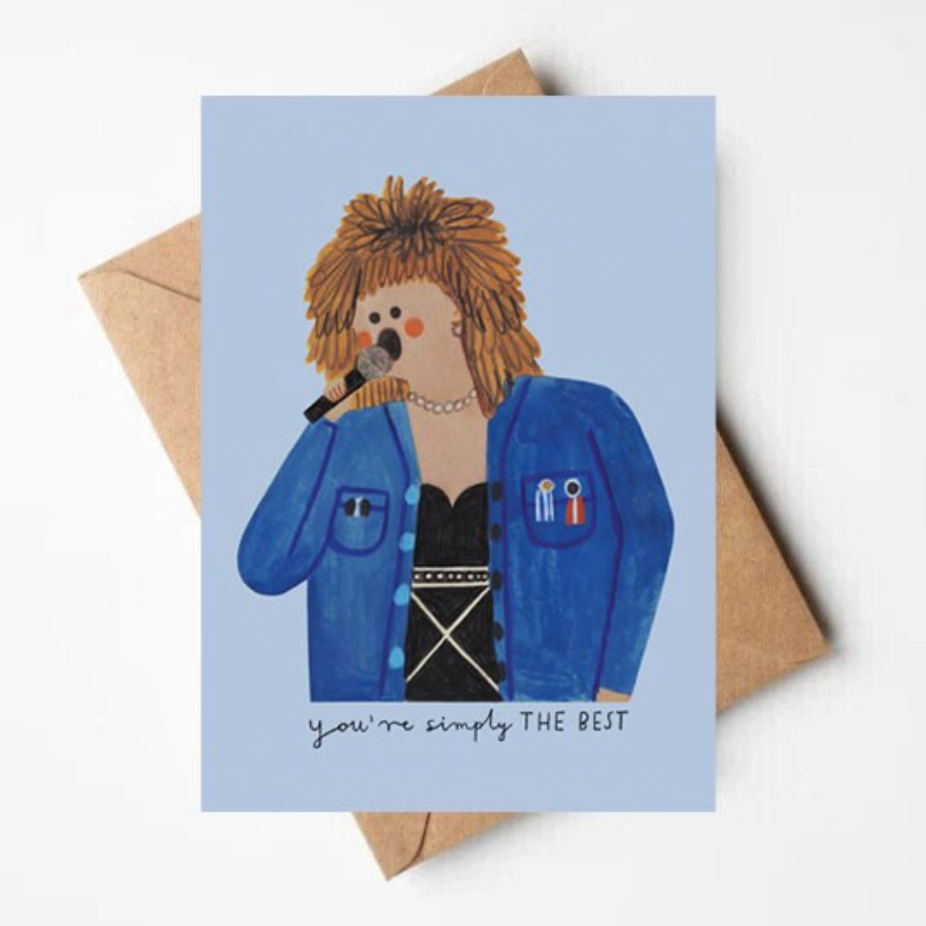 DU BIST EINFACH DIE BESTE KARTE + UMSCHLAG