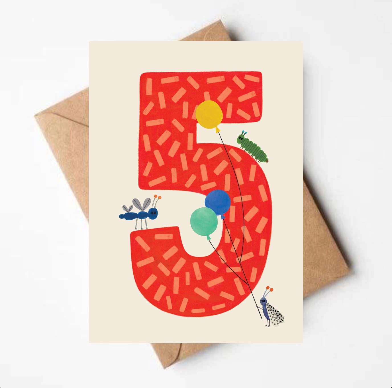 BIRTHDAY KARTE - FÜNF