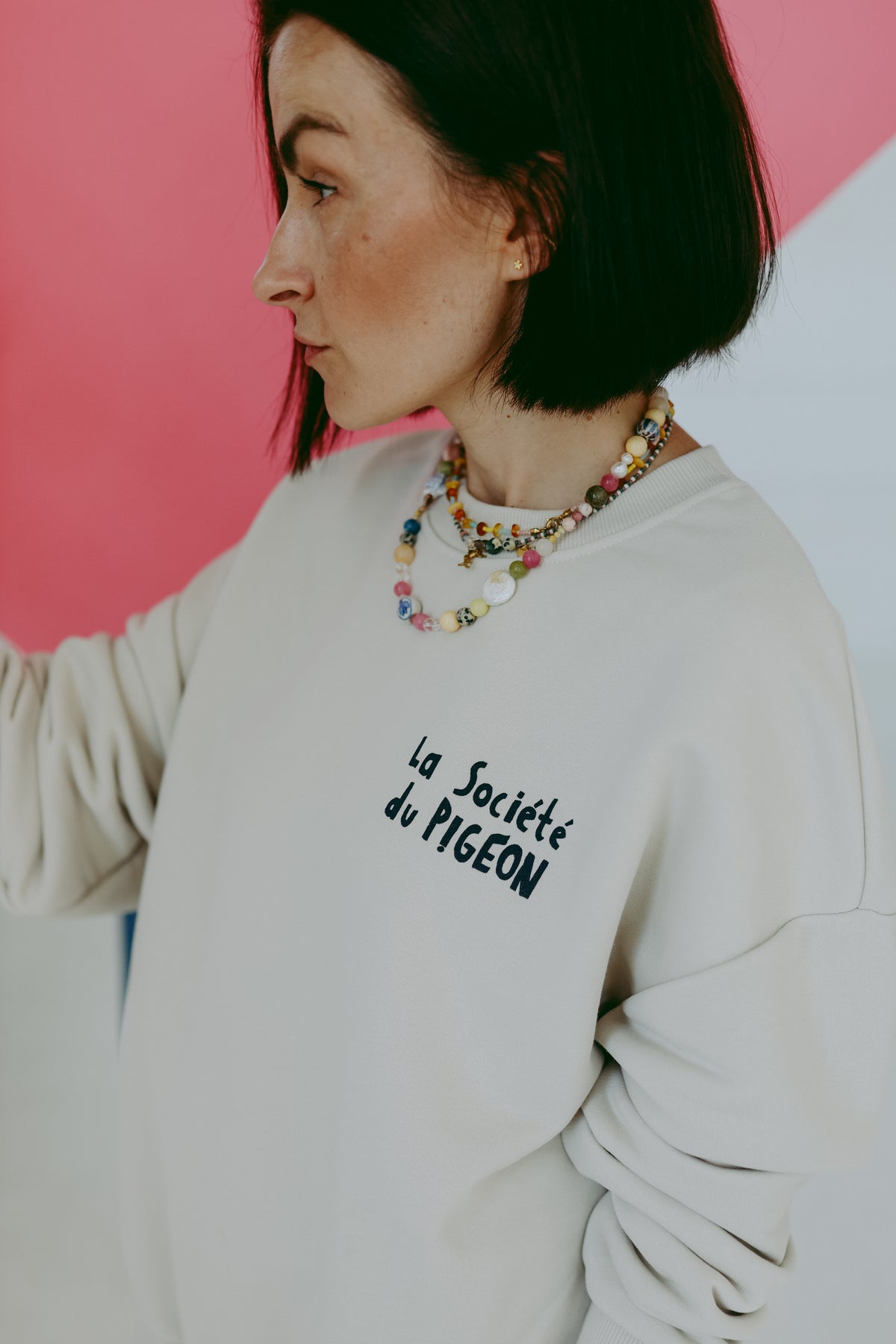 BRUST RAUS - OVERSIZED SWEATSHIRT - Halfbird x DGU Art Kollektion