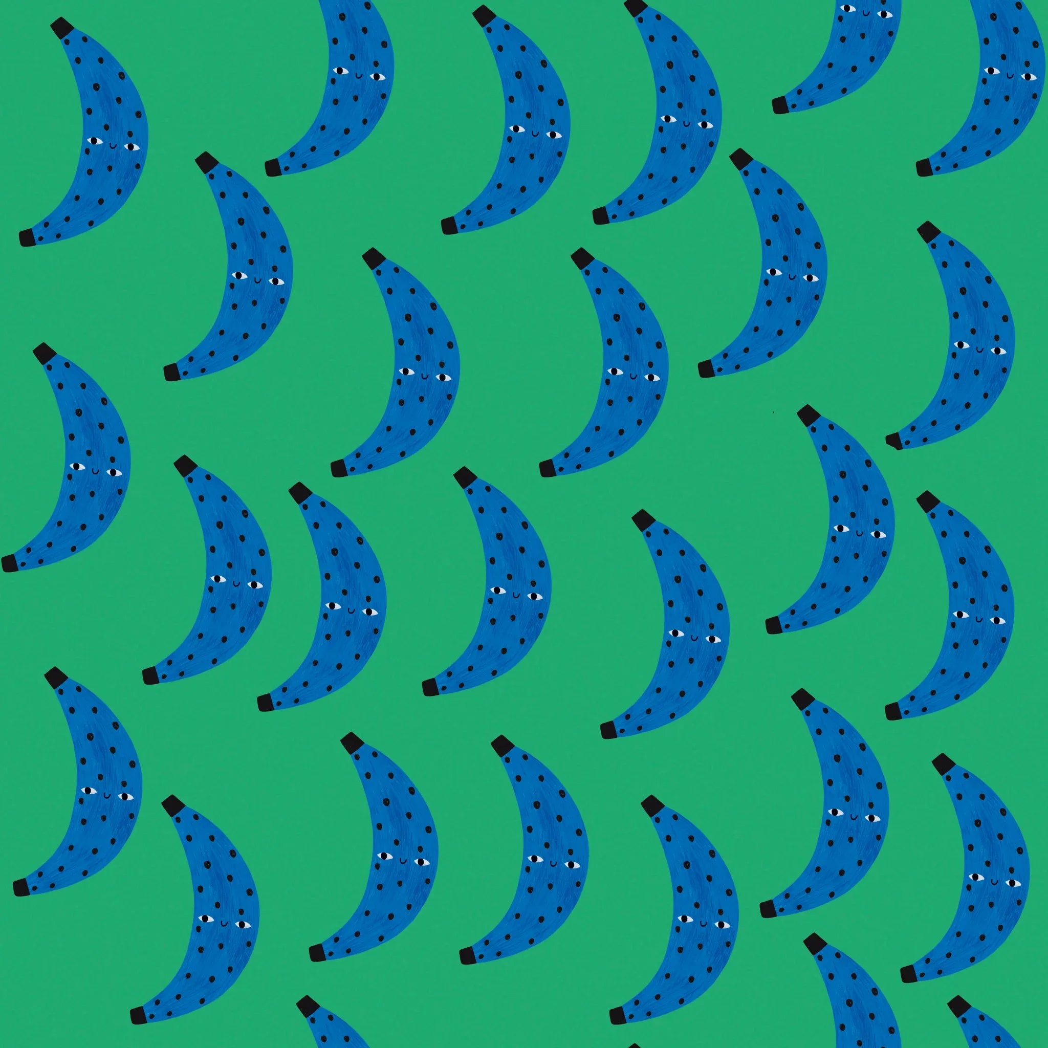 BANANEN AUF GRÜN - ERWACHSENEN 7/8 CULOTTE - dontgrowup.de