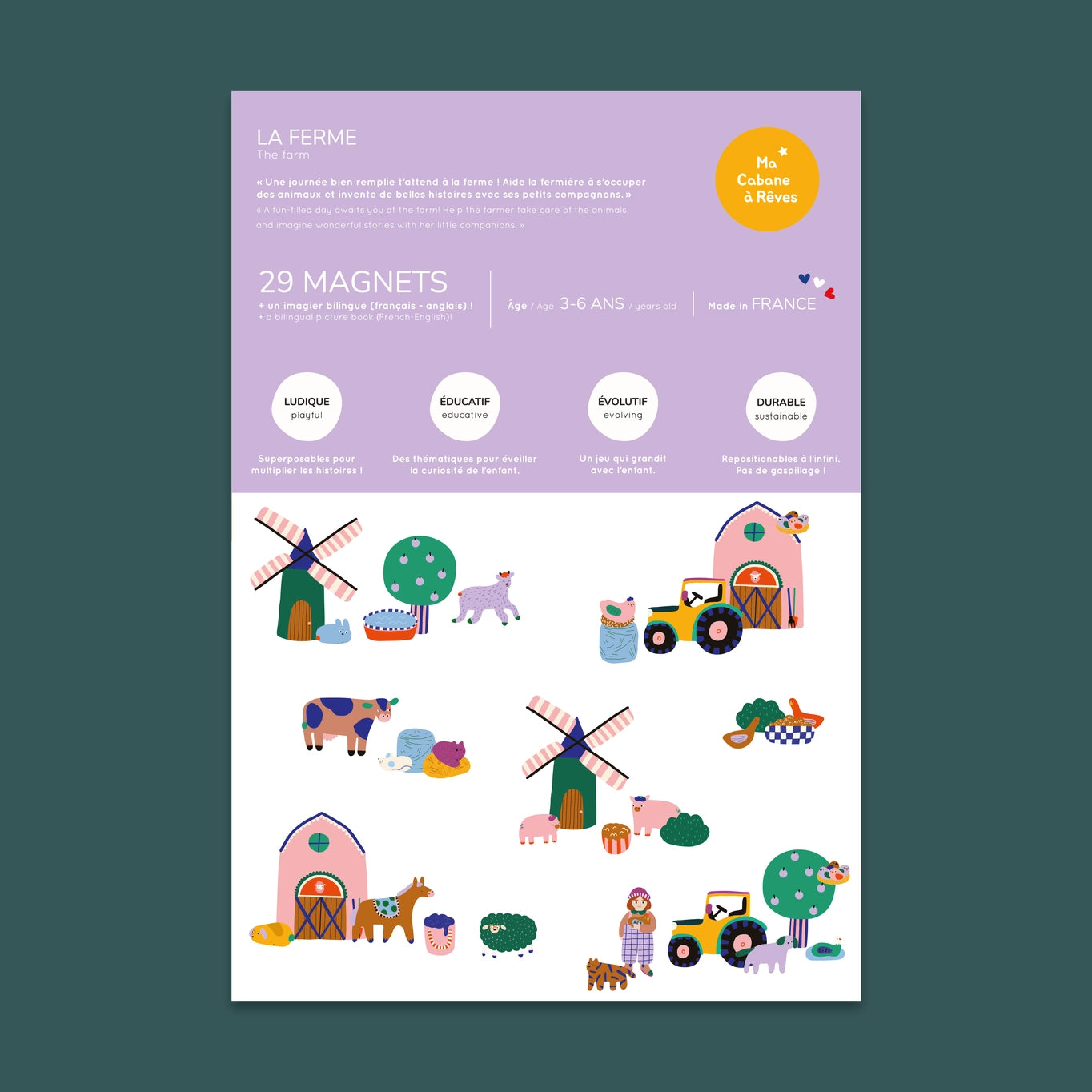 MAGNETSPIEL - BAUERNHOF