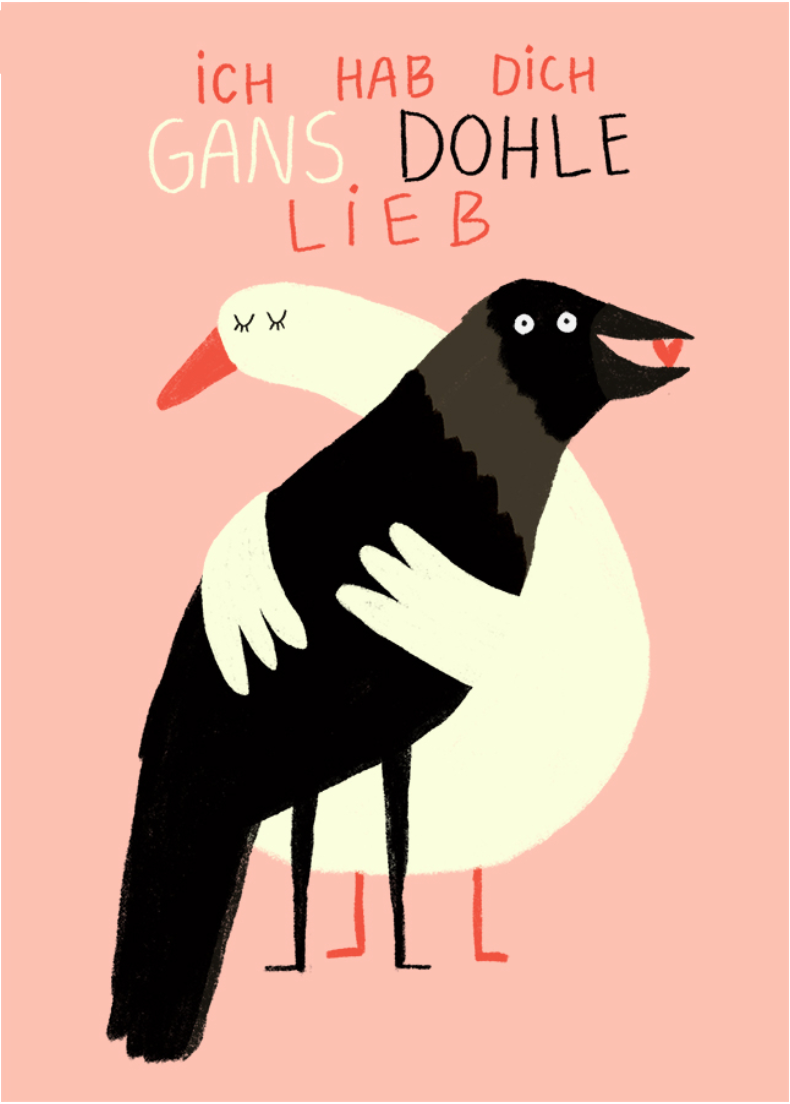POSTKARTE - ICH HABE DICH LIEB