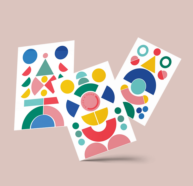 Reflektierende Sticker - Cargo Bike Set Playground – KUNTERBUNT