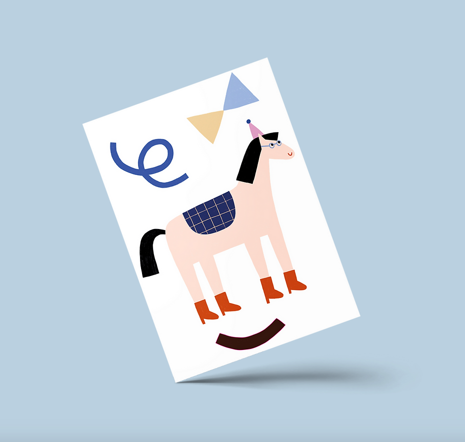 Reflektierende Sticker - Partyanimal Horse Sticker