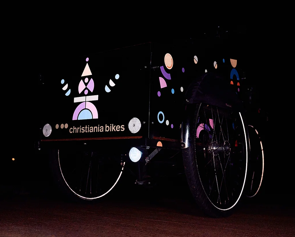 Reflektierende Sticker - Cargo Bike Set Playground – PASTELL