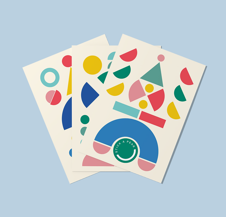 Reflektierende Sticker - Playground Mini Sticker – KUNTERBUNT