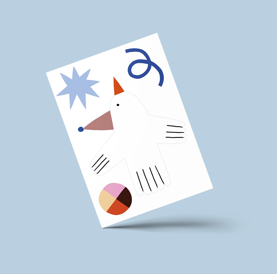 Reflektierende Sticker - Partyanimal Bird Sticker