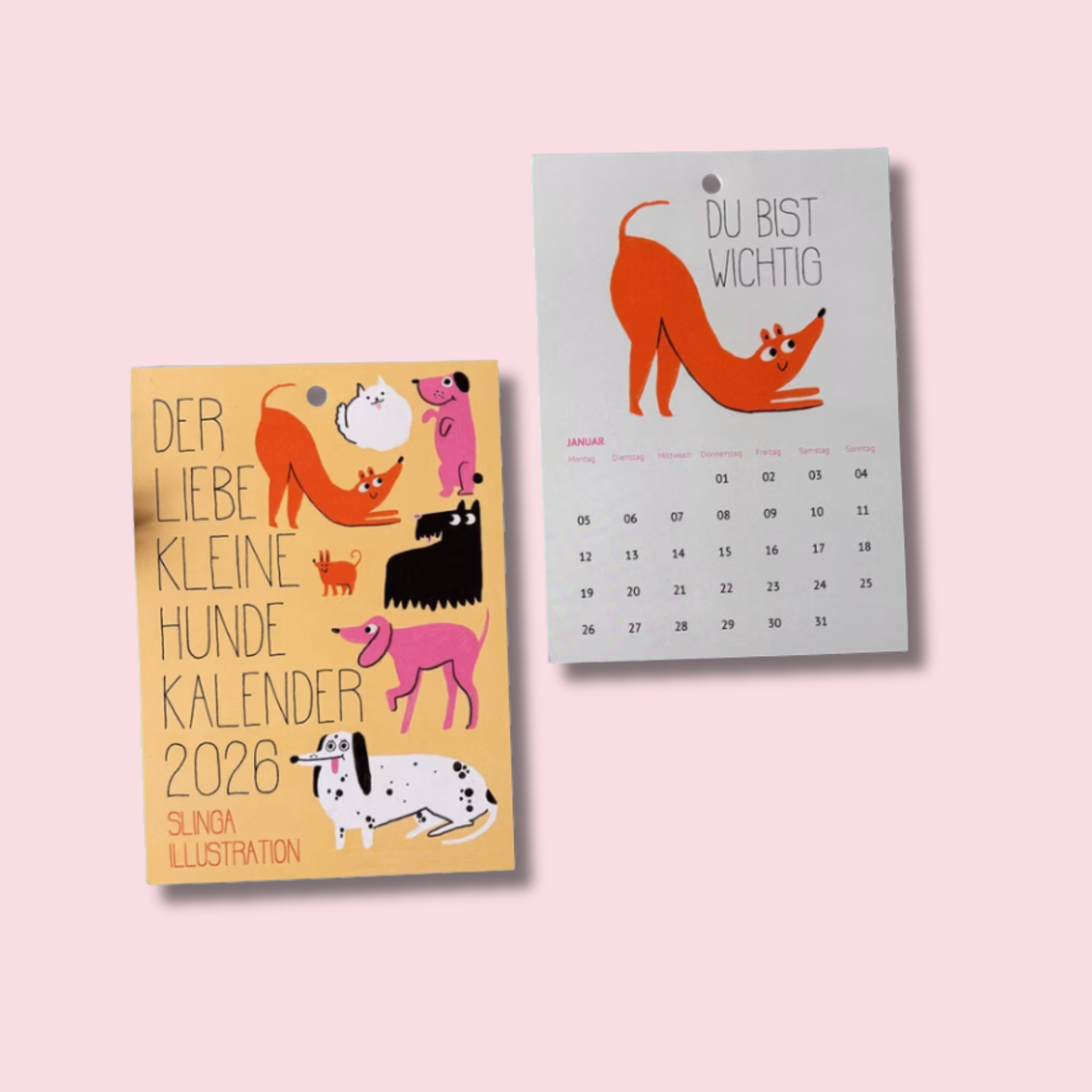 KALENDER 2026 - KLEINE HUNDE