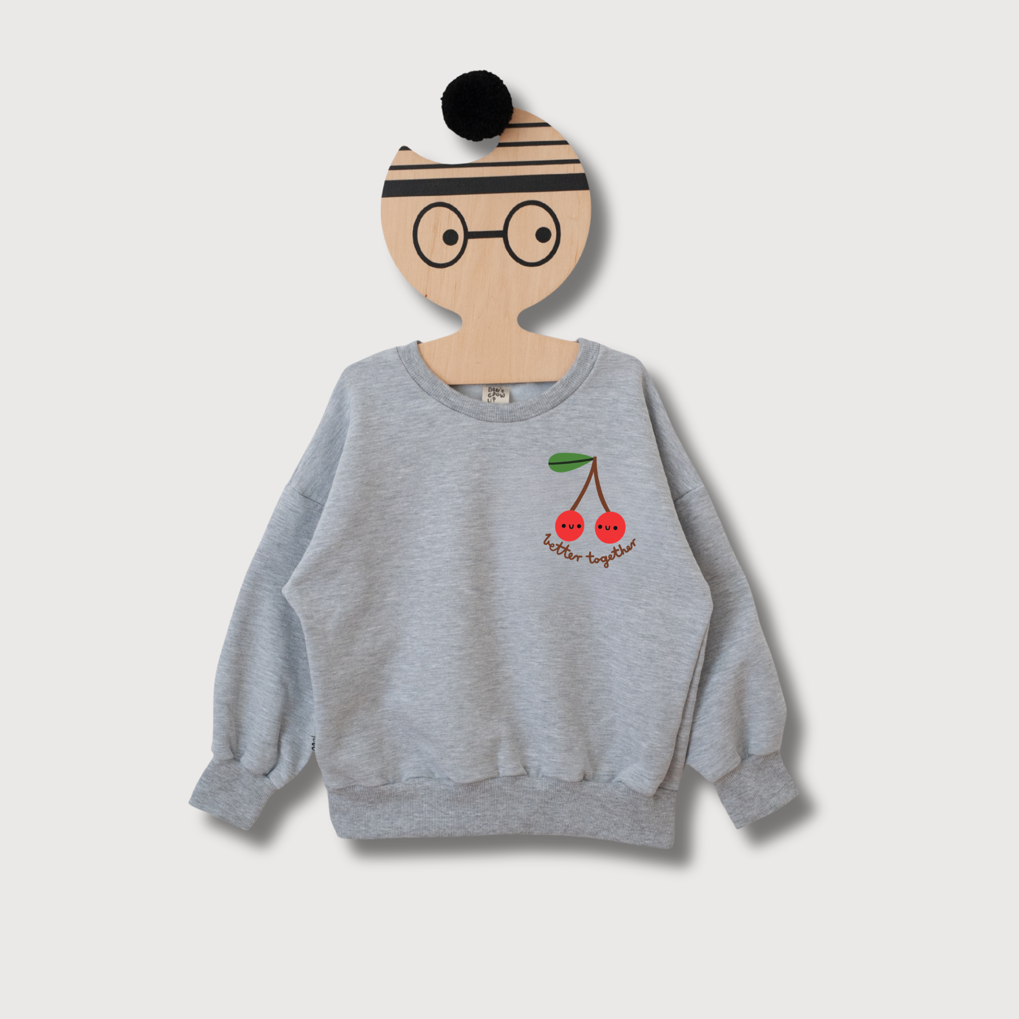 BETTER TOGETHER - GRAU MELIERT - SWEATSHIRT