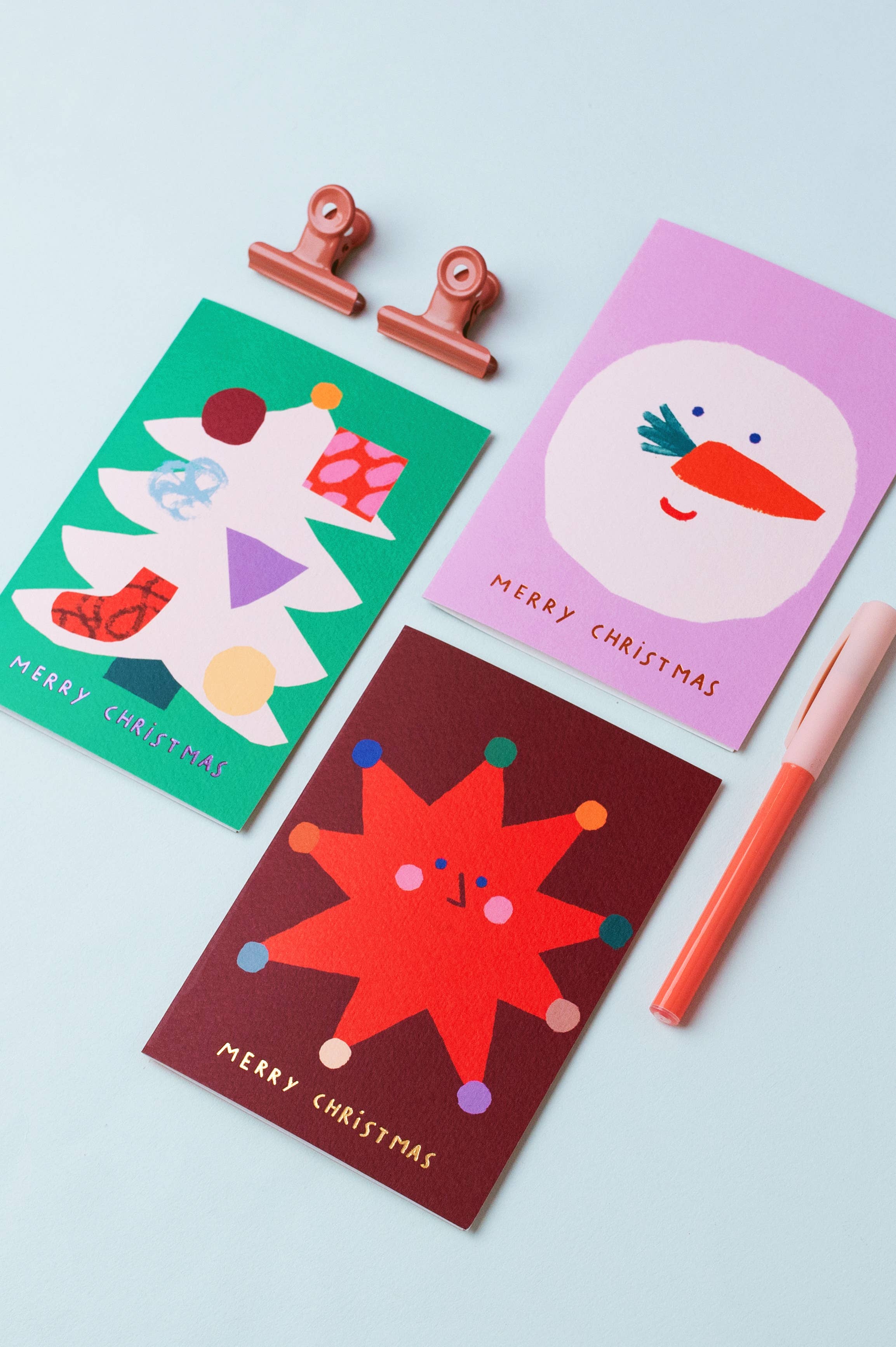 KARTE - MERRY SNOWMAN