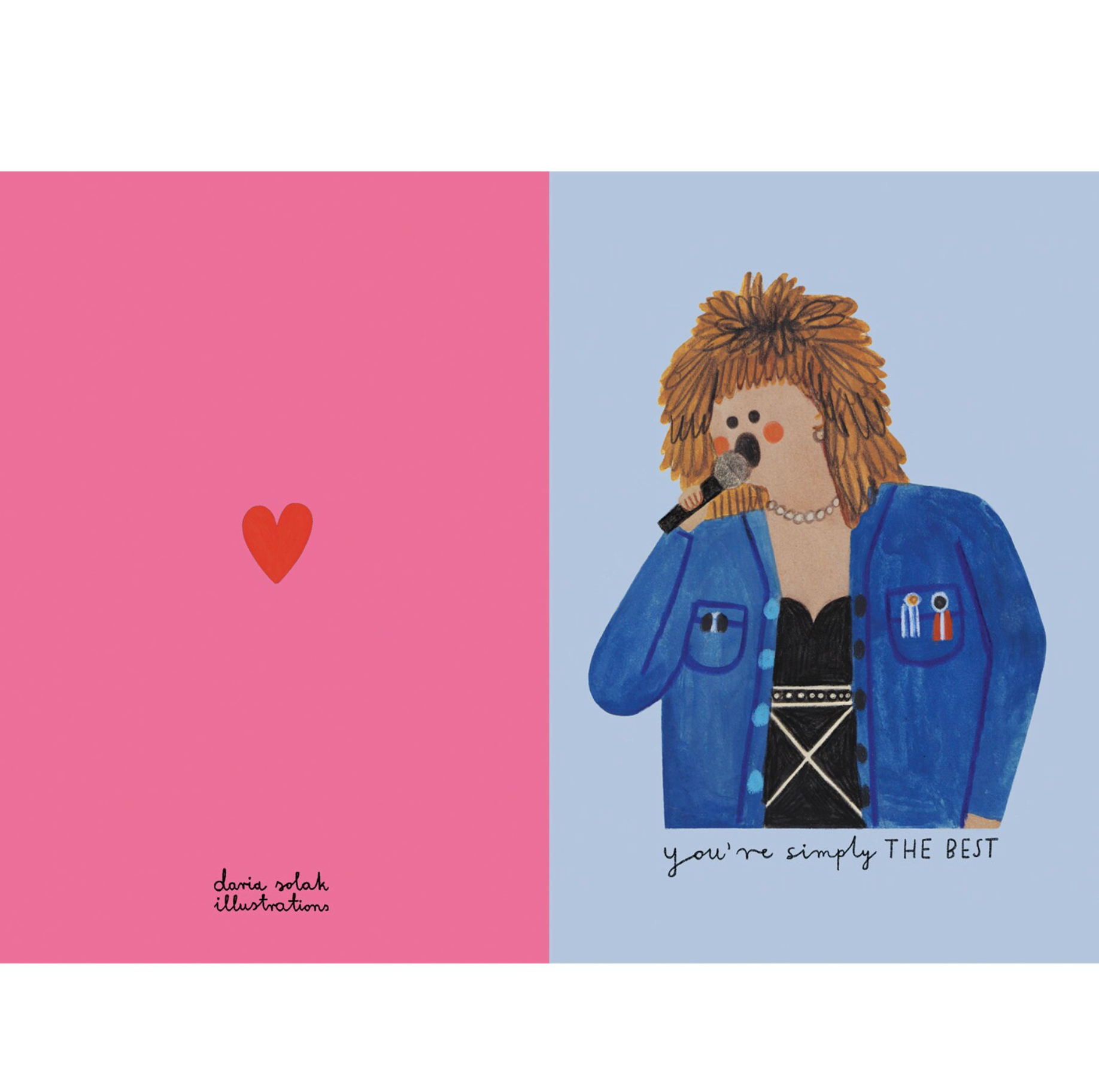 DU BIST EINFACH DIE BESTE KARTE + UMSCHLAG