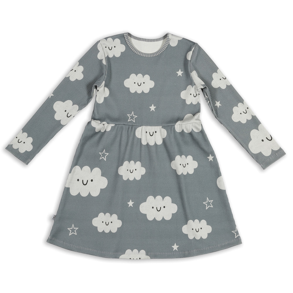 WOLKE KLASSISCHES KLEID - GERIPPT