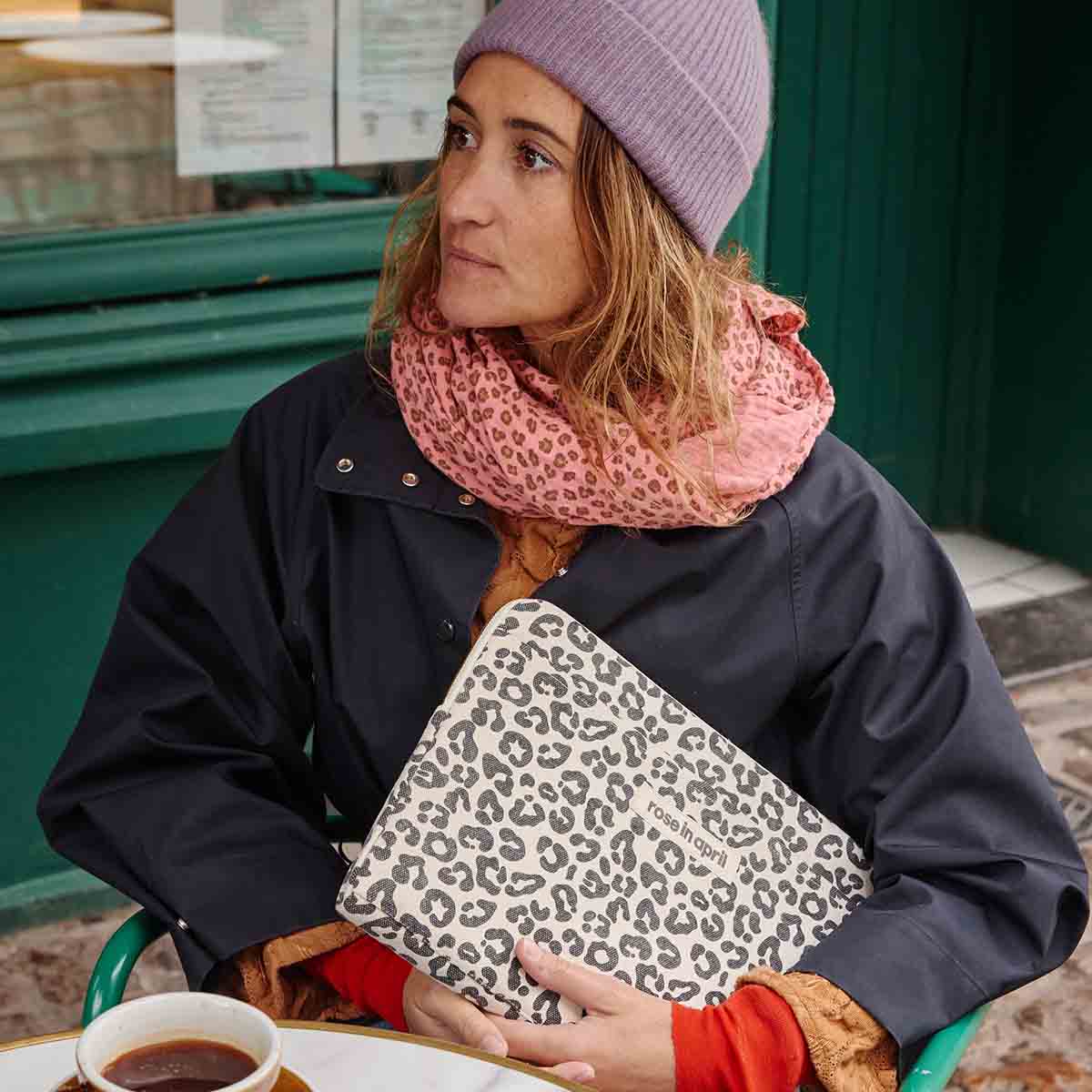 HALSTUCH - MINI LEO + GERANIE 110x110