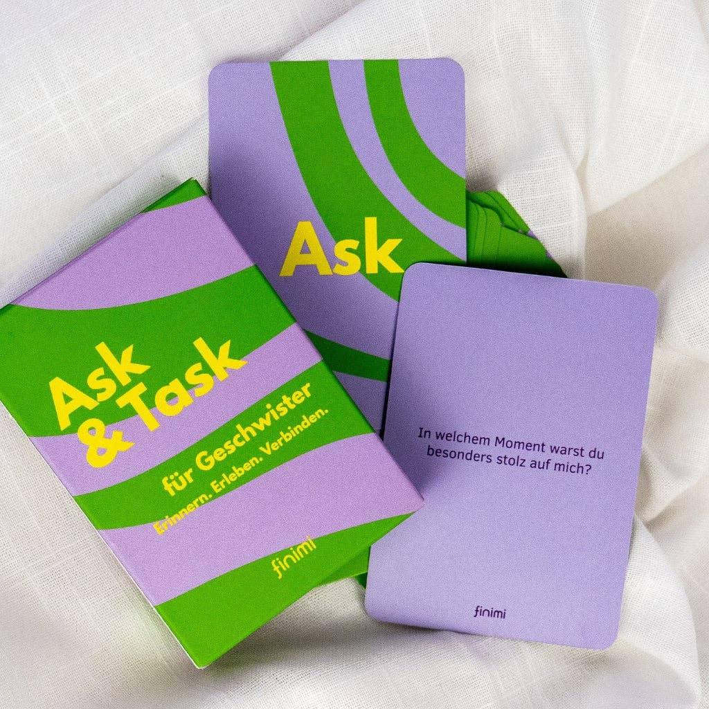 ASK & TASK - FÜR GESCHWISTER - dontgrowup.de
