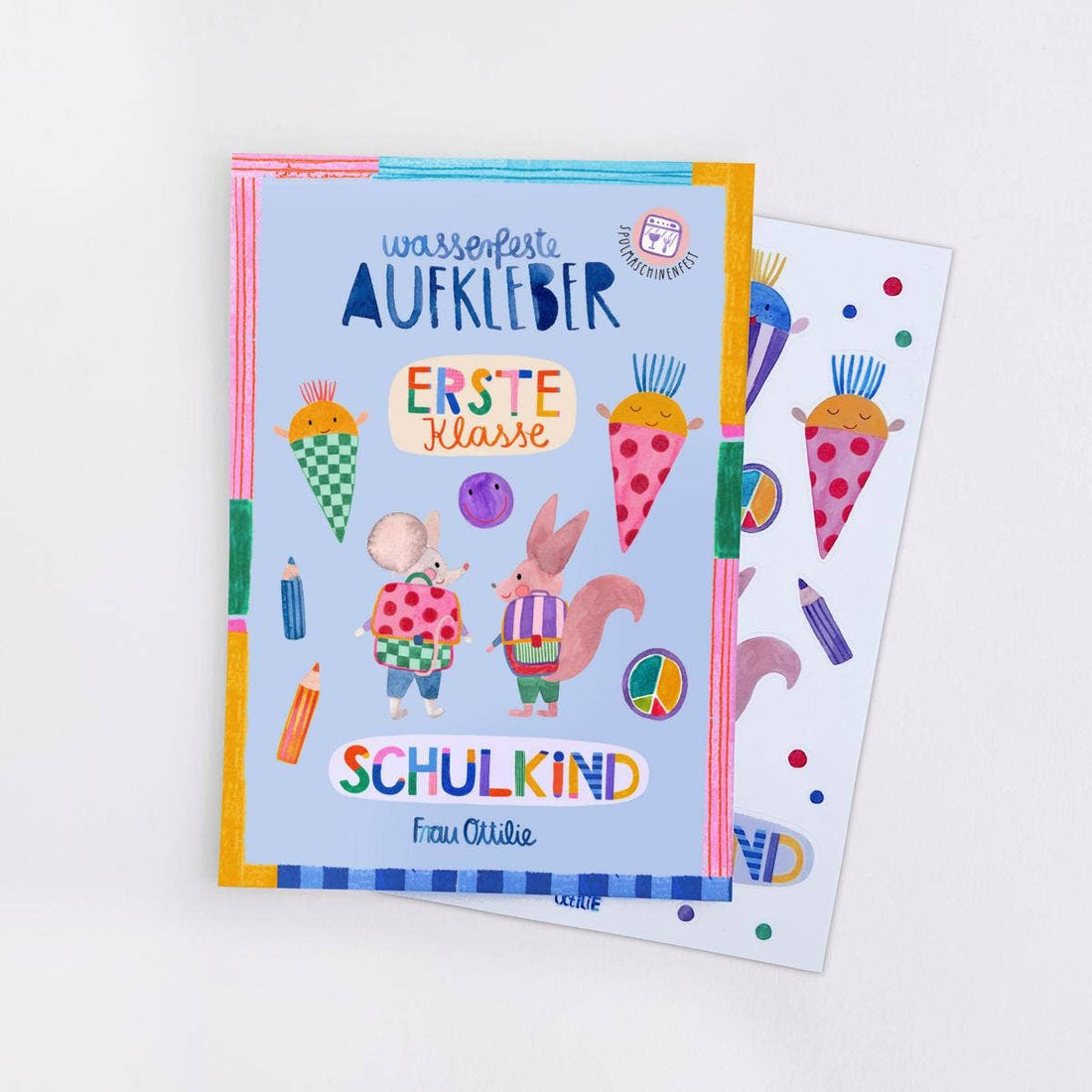 Spülmaschinenfeste Sticker SCHULKIND