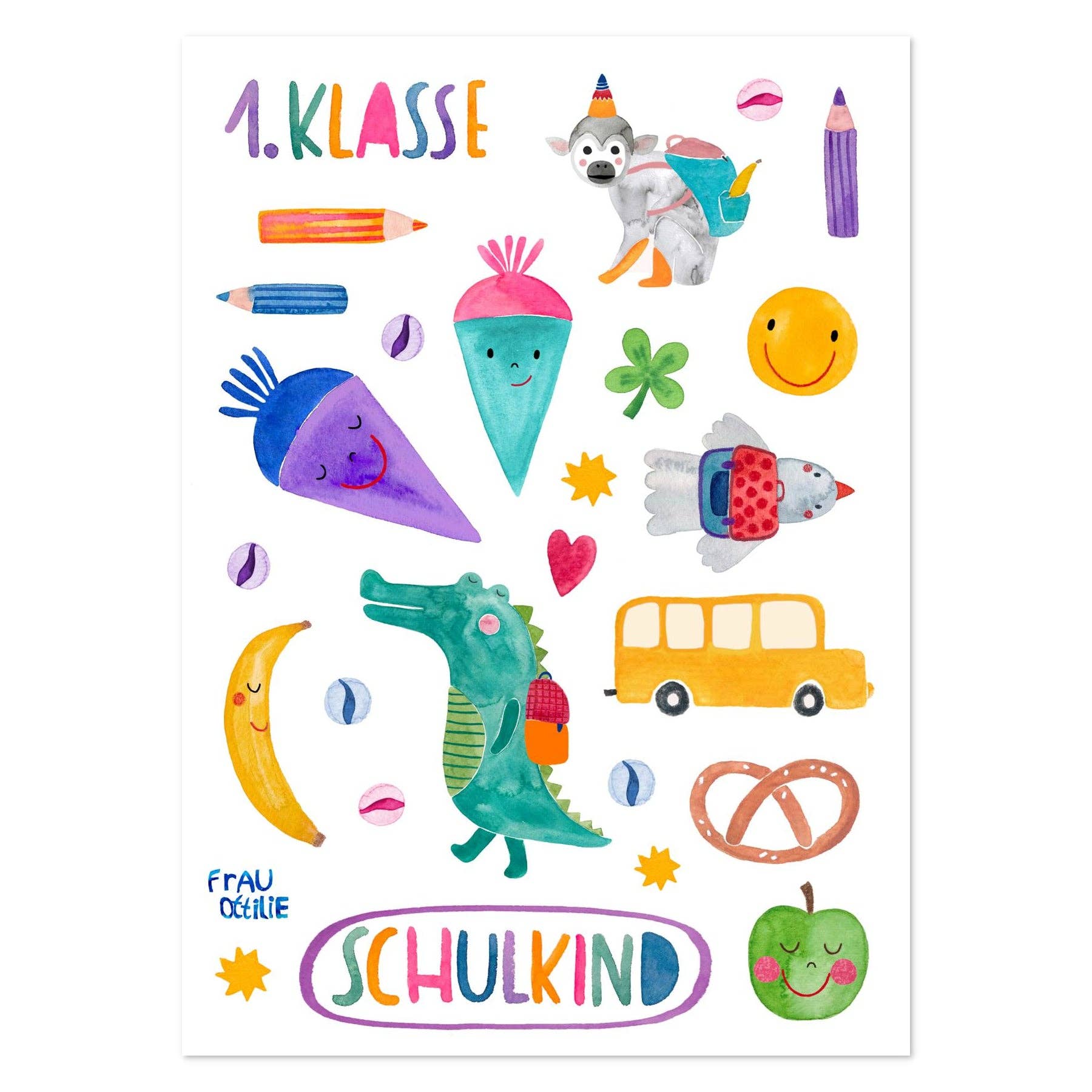 KINDERTATTOOS - EINSCHULUNG