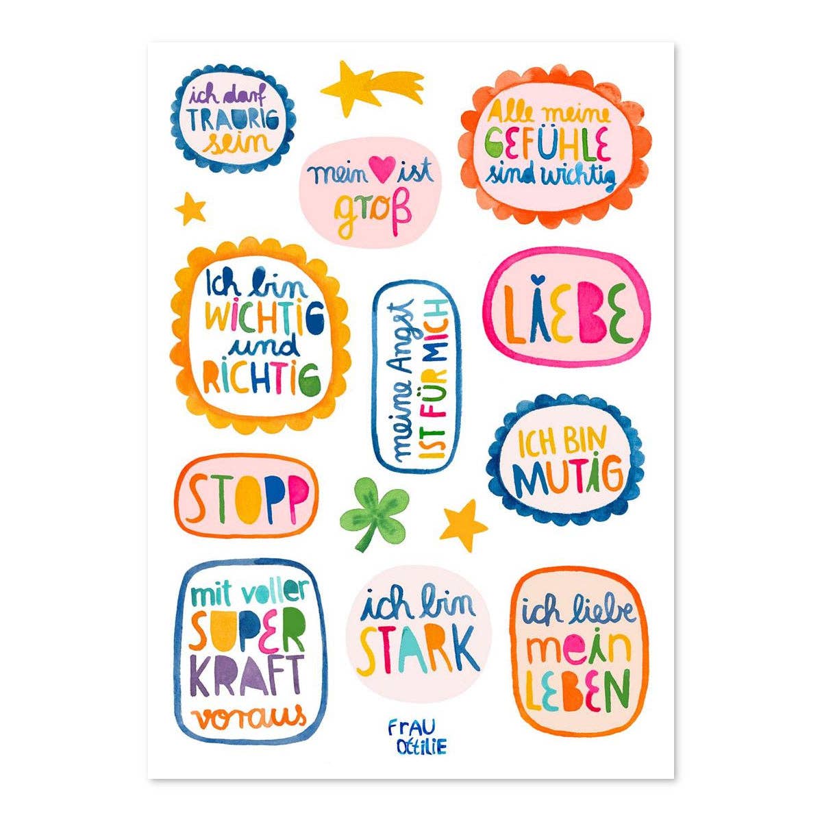 KINDERTATTOOS AFFIRMATIONEN