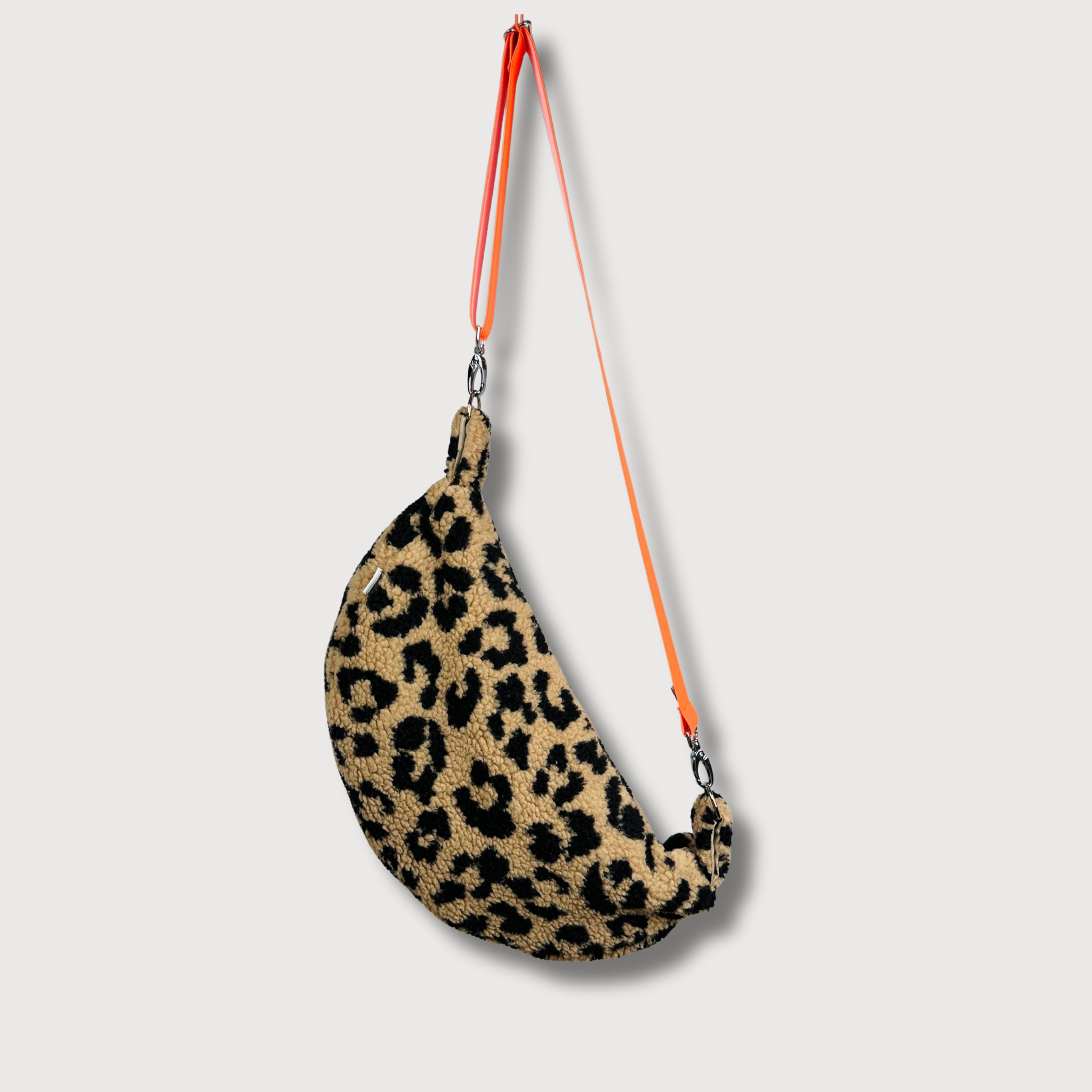 CROSSBODY BAG - LEO TOFFI + NEON ORANGE