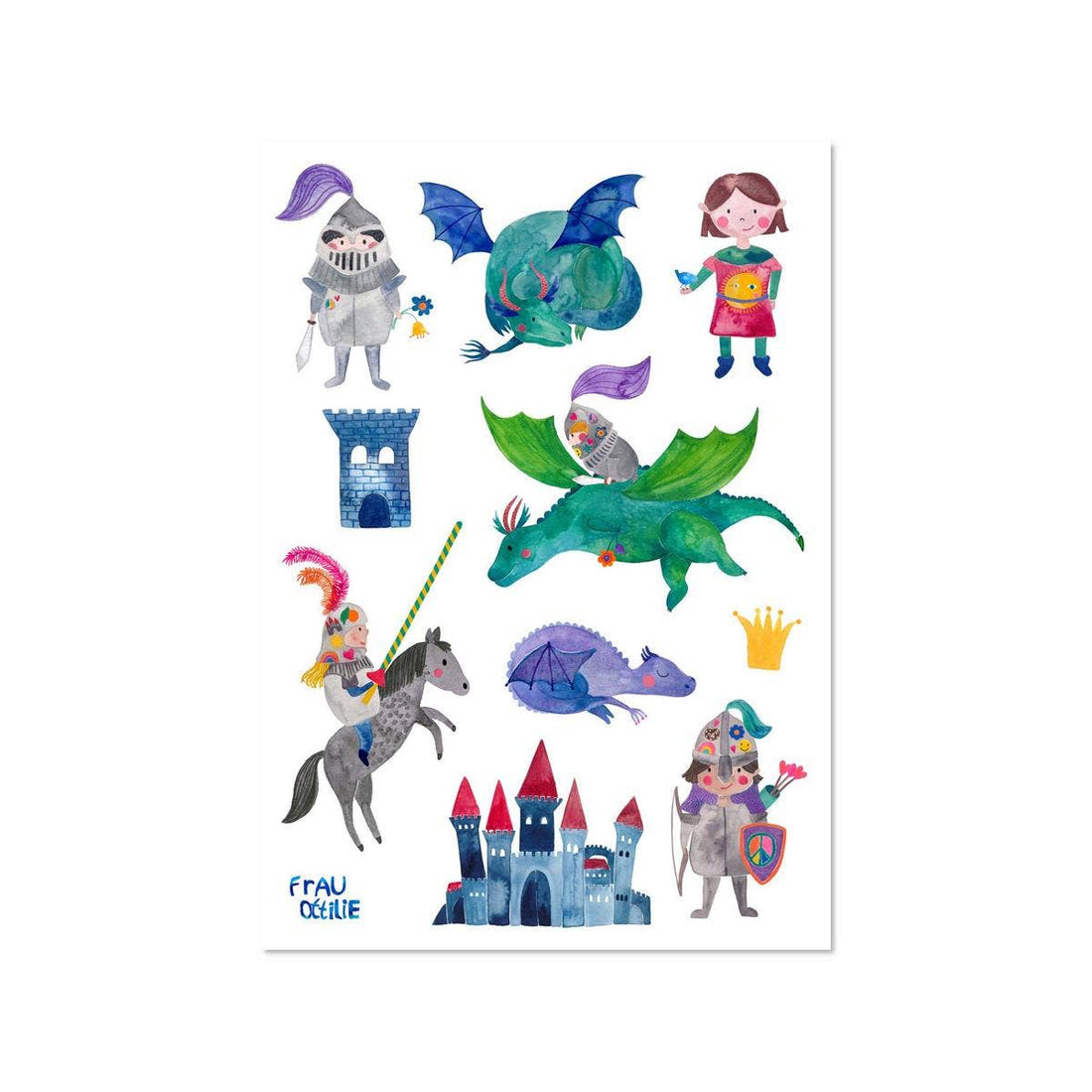 Spülmaschinenfeste Sticker RITTER