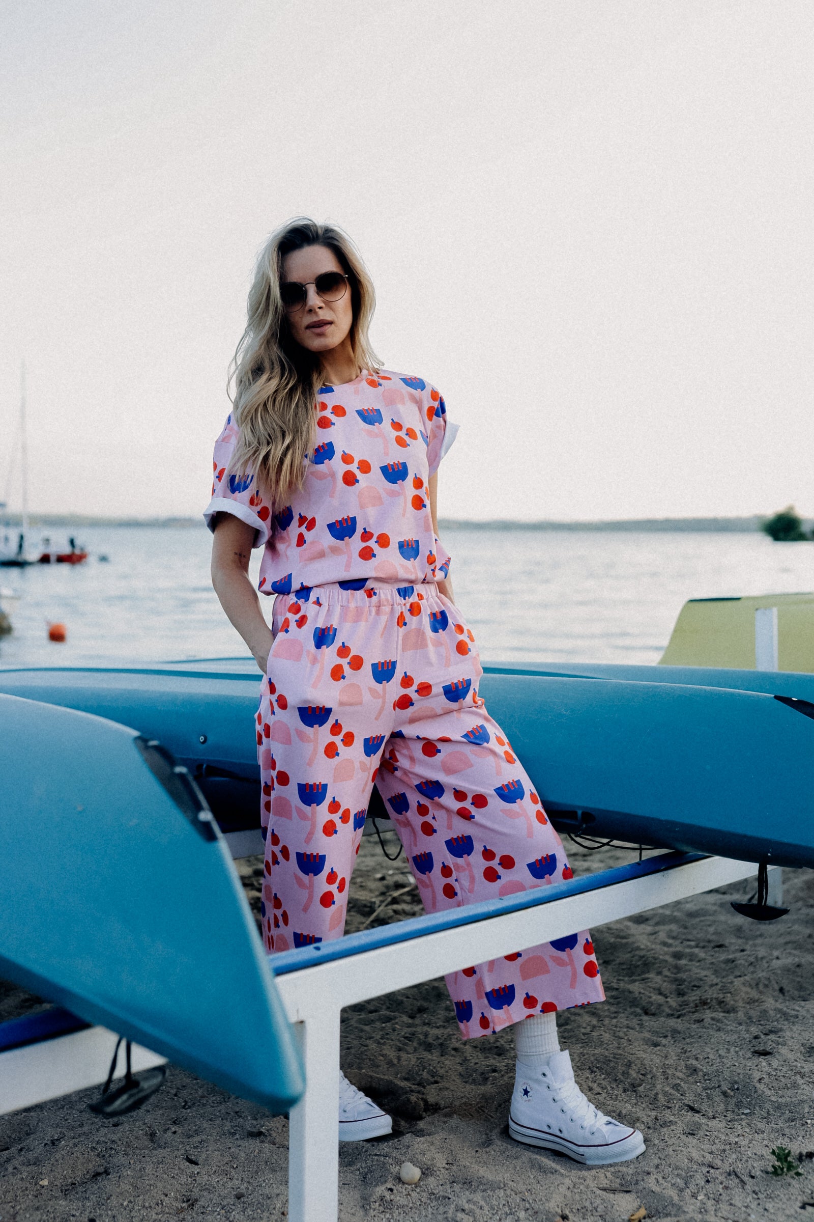 SKETCHY GARDEN - ERWACHSENEN 7/8 CULOTTE (LIEFERUNG CA. 14 TAGE)