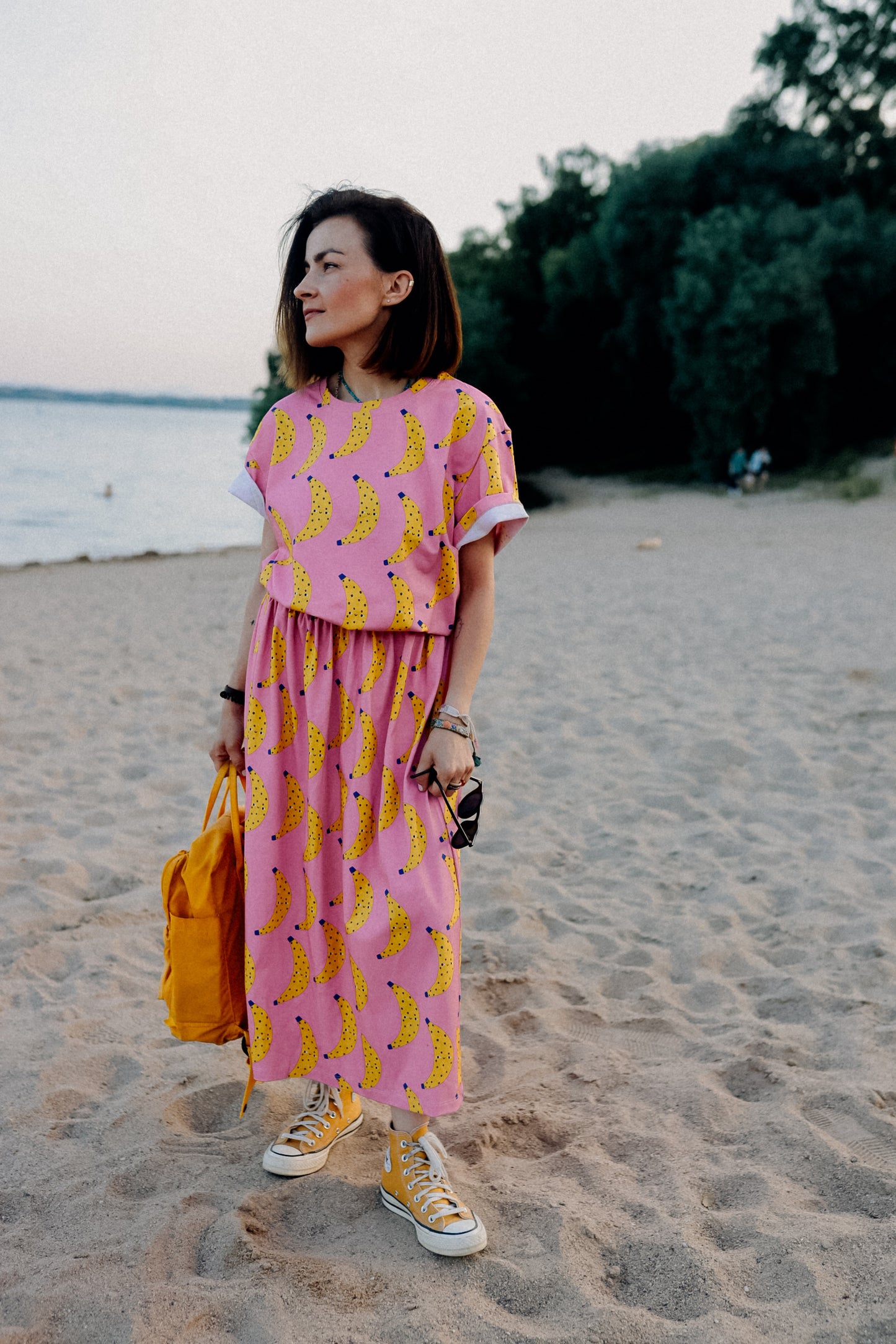 BANANEN AUF ROSA - ERWACHSENEN ROCK (LIEFERUNG CA. 14 TAGE)